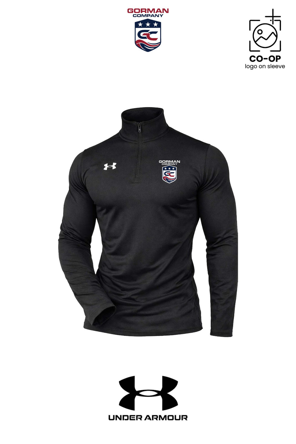 Under Armour Mens Team Tech™ Quarter-Zip Pullover - GORMAN CO - PANAMA CITY