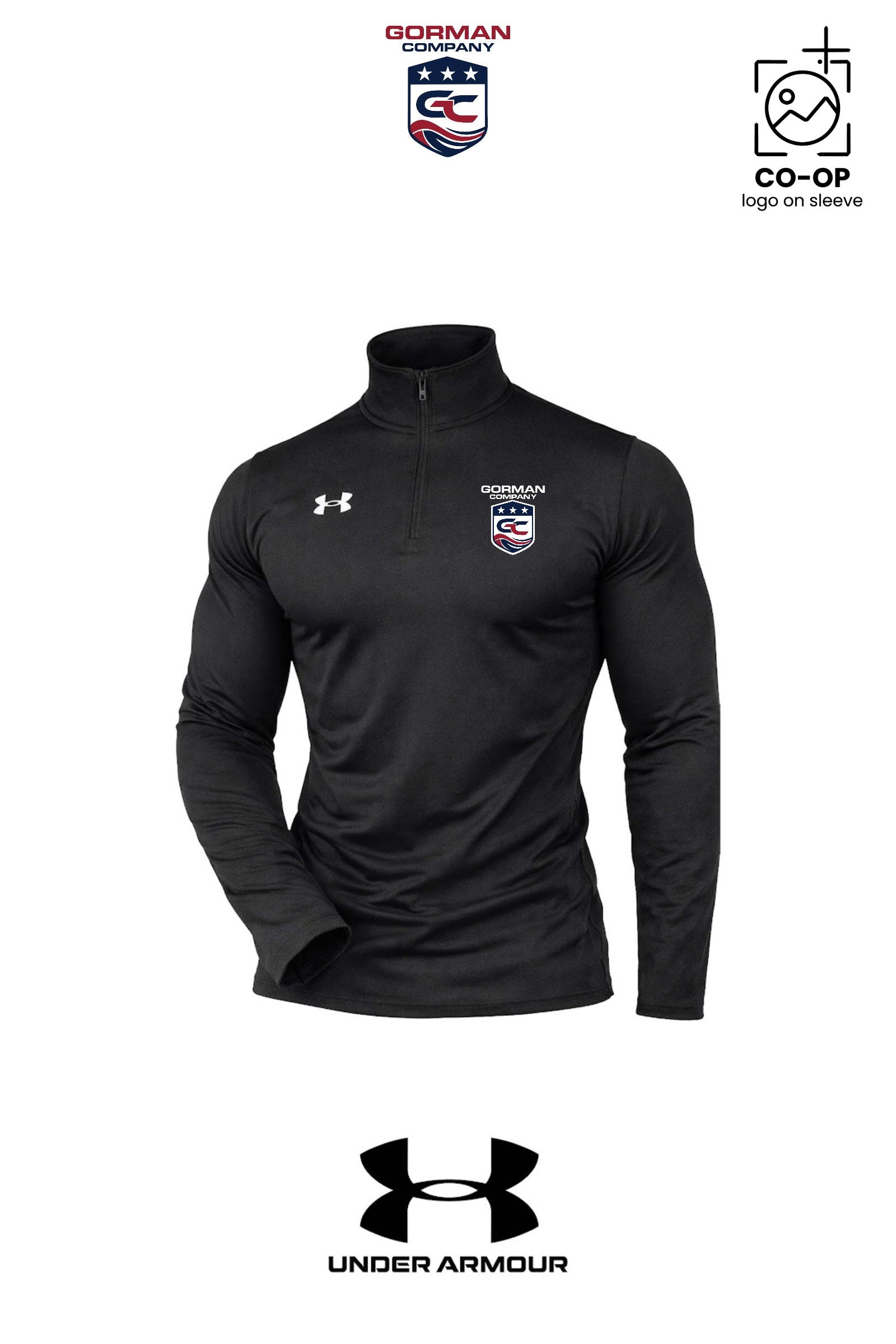 Under Armour Mens Team Tech™ Quarter-Zip Pullover - GORMAN CO - PANAMA CITY