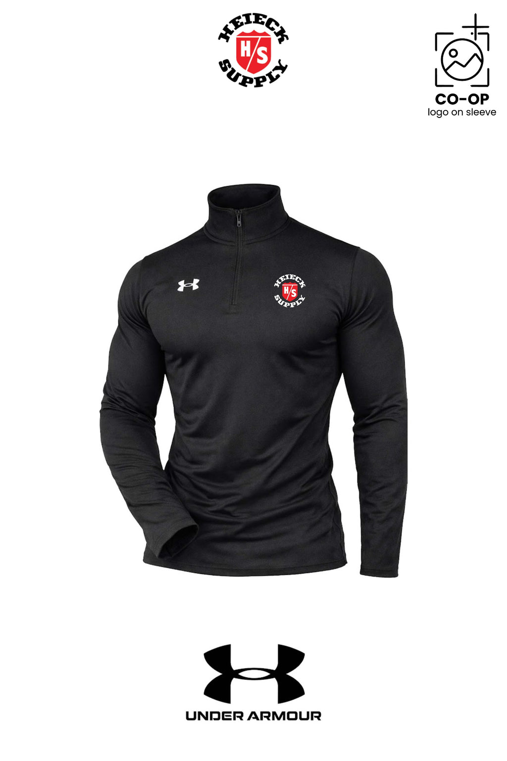 Under Armour Mens Team Tech™ Quarter-Zip Pullover - HEIECK SUPPLY