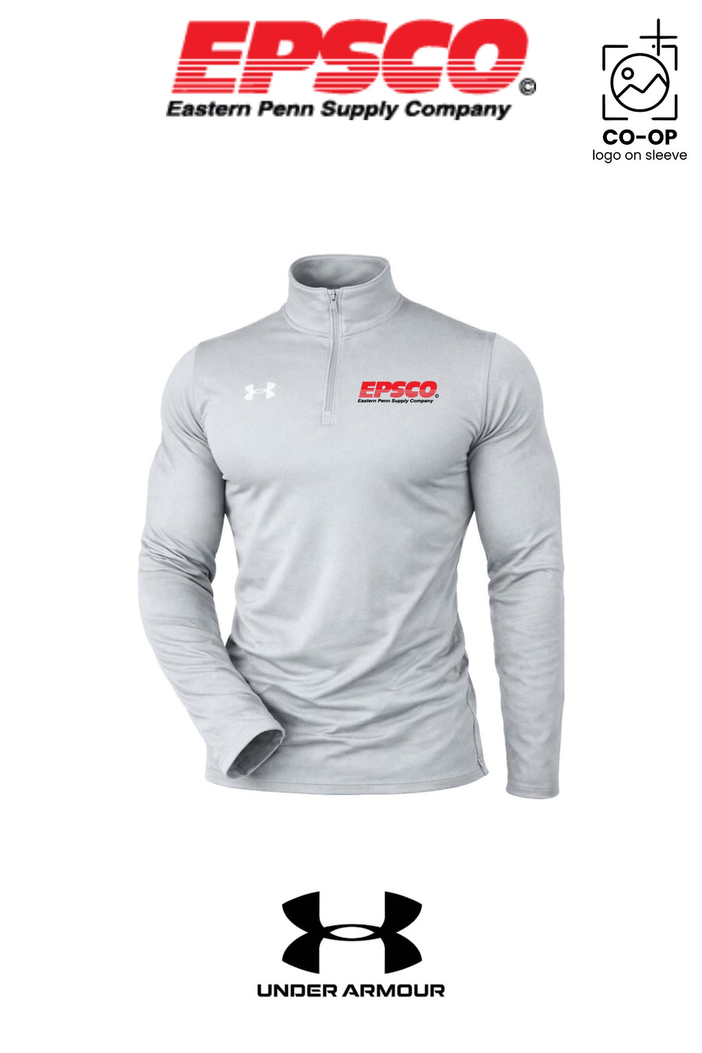 Under Armour Mens Team Tech™ Quarter-Zip Pullover - EPSCO
