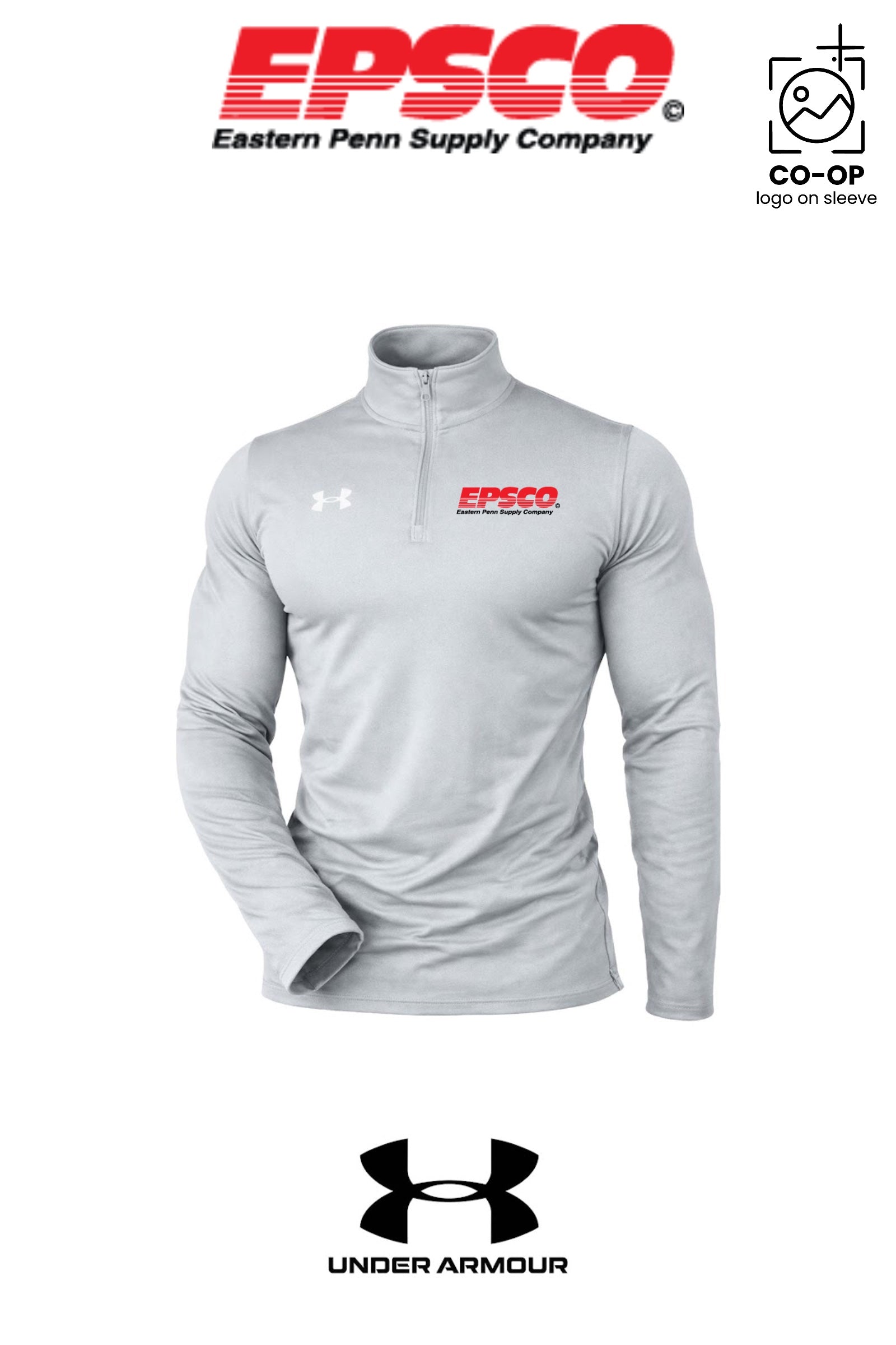 Under Armour Mens Team Tech™ Quarter-Zip Pullover - EPSCO