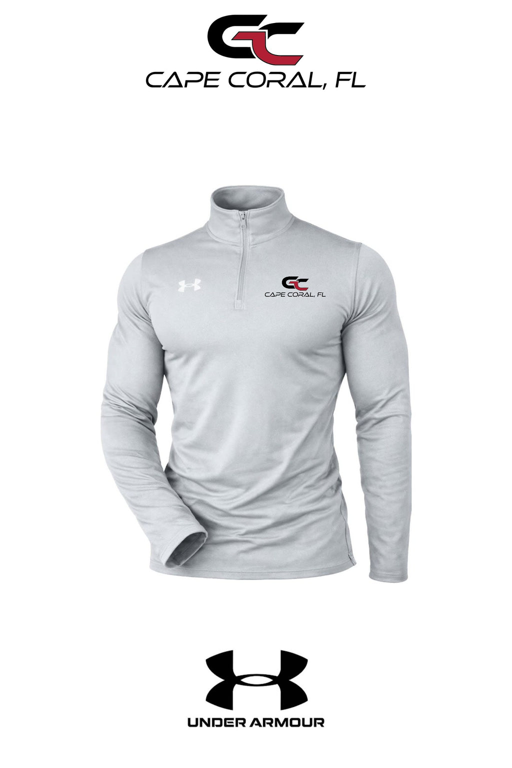 Under Armour Mens Team Tech™ Quarter-Zip Pullover - GORMAN CO - CAPE CORAL