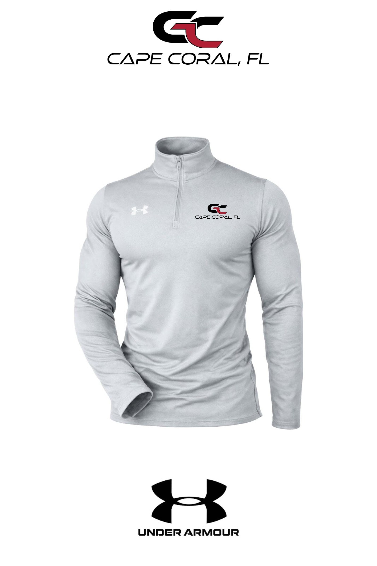 Under Armour Mens Team Tech™ Quarter-Zip Pullover - GORMAN CO - CAPE CORAL