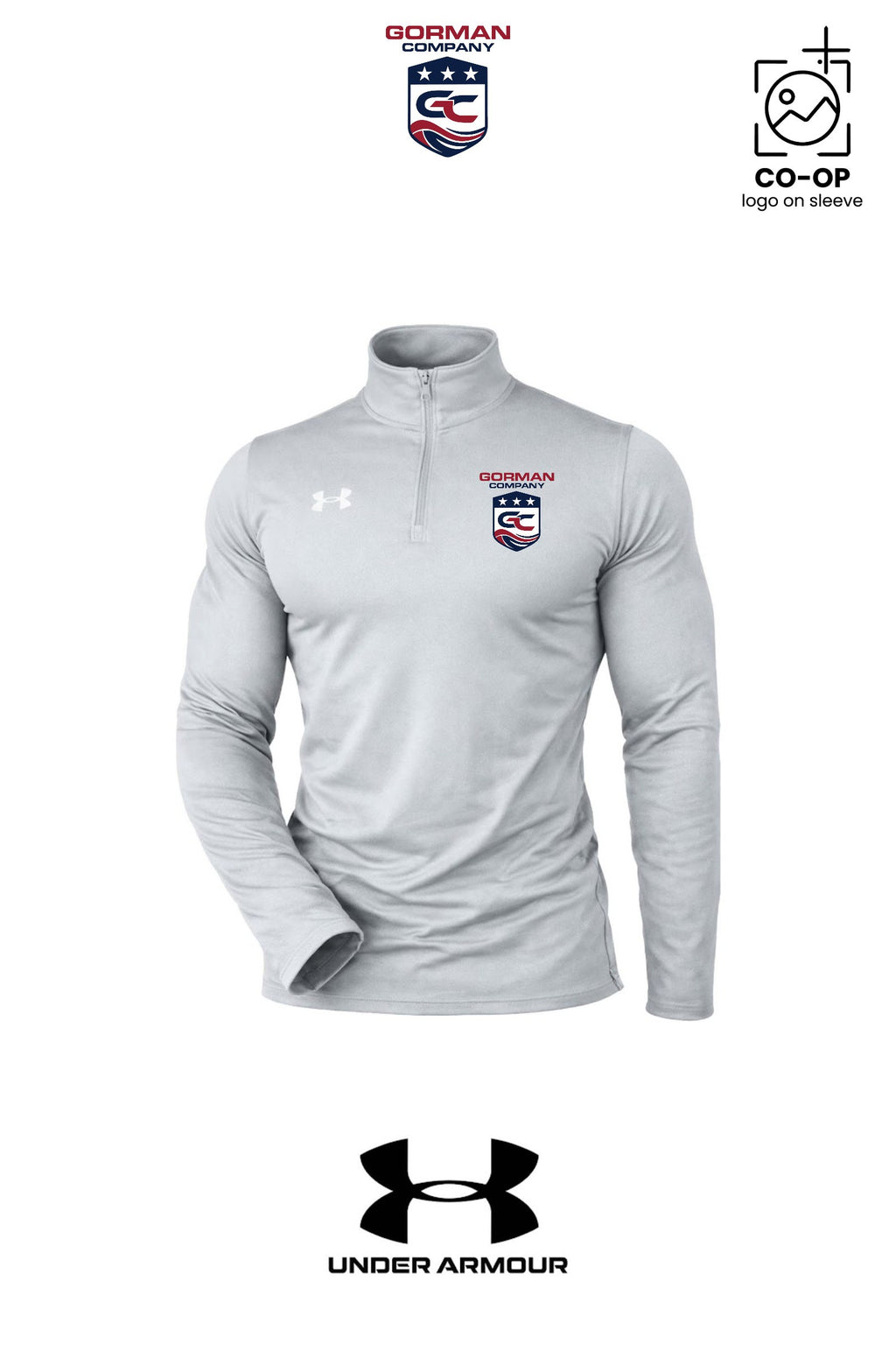 Under Armour Mens Team Tech™ Quarter-Zip Pullover - GORMAN CO - PANAMA CITY