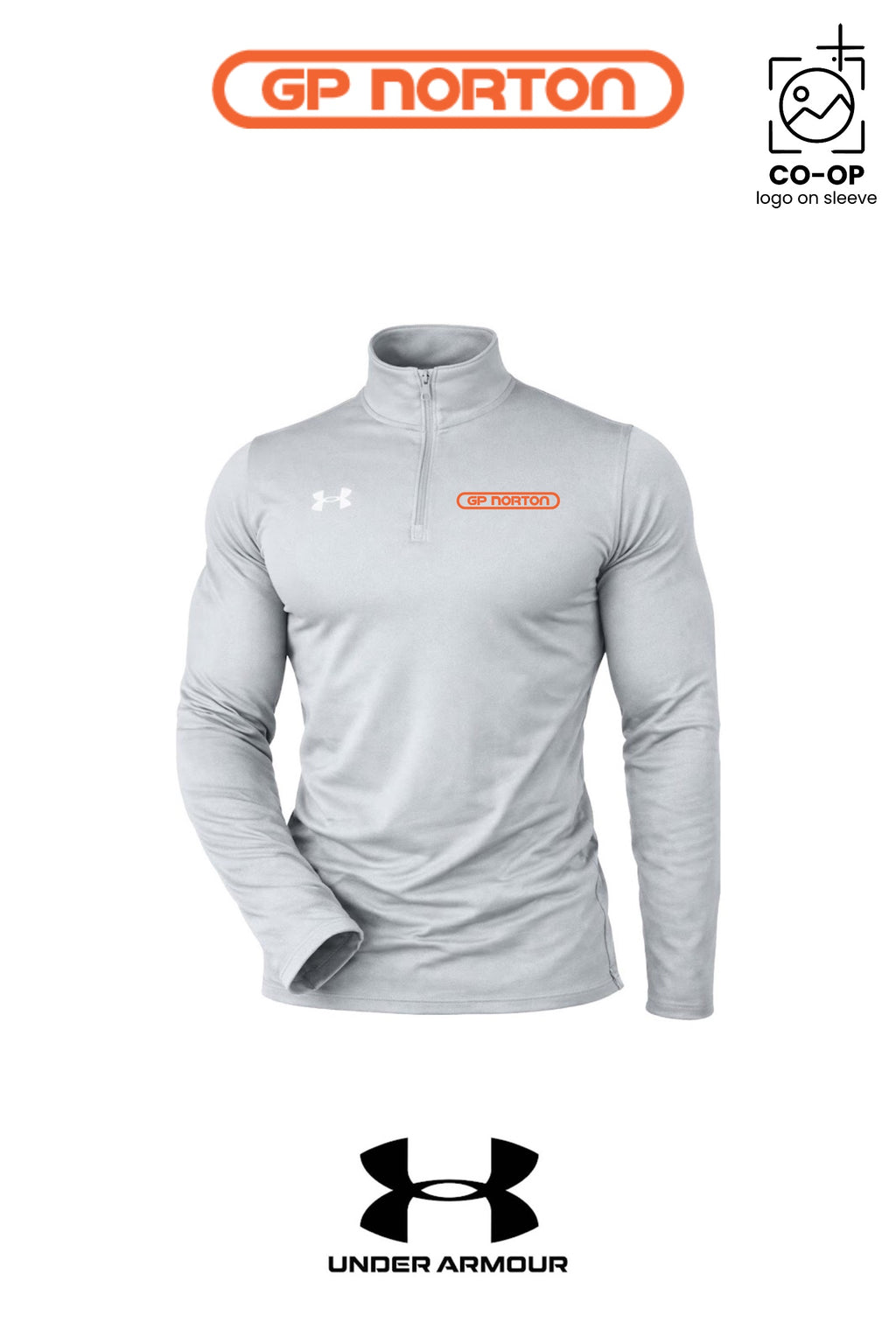 Under Armour Mens Team Tech™ Quarter-Zip Pullover - G P NORTON