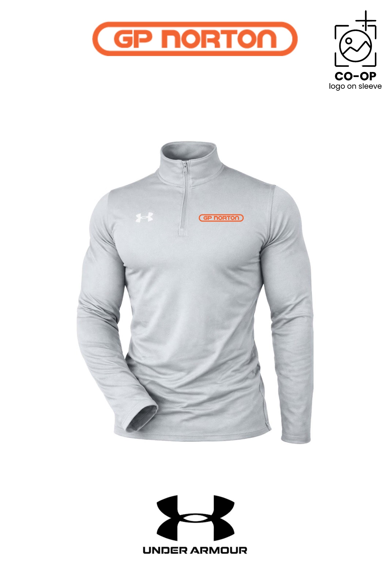 Under Armour Mens Team Tech™ Quarter-Zip Pullover - G P NORTON