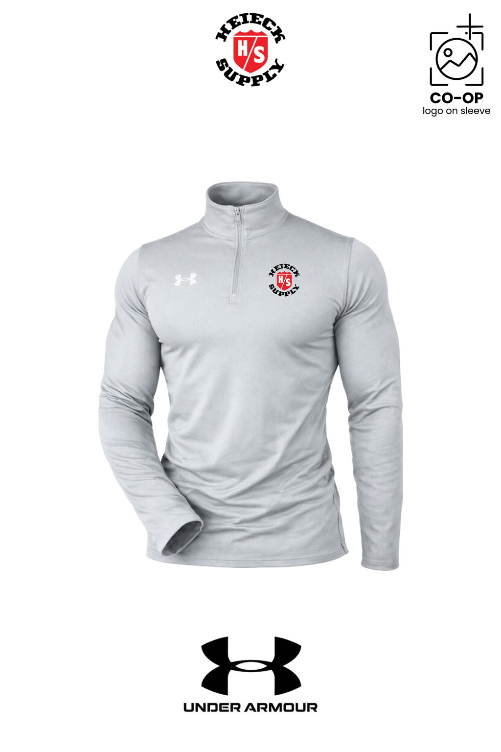 Under Armour Mens Team Tech™ Quarter-Zip Pullover - HEIECK SUPPLY