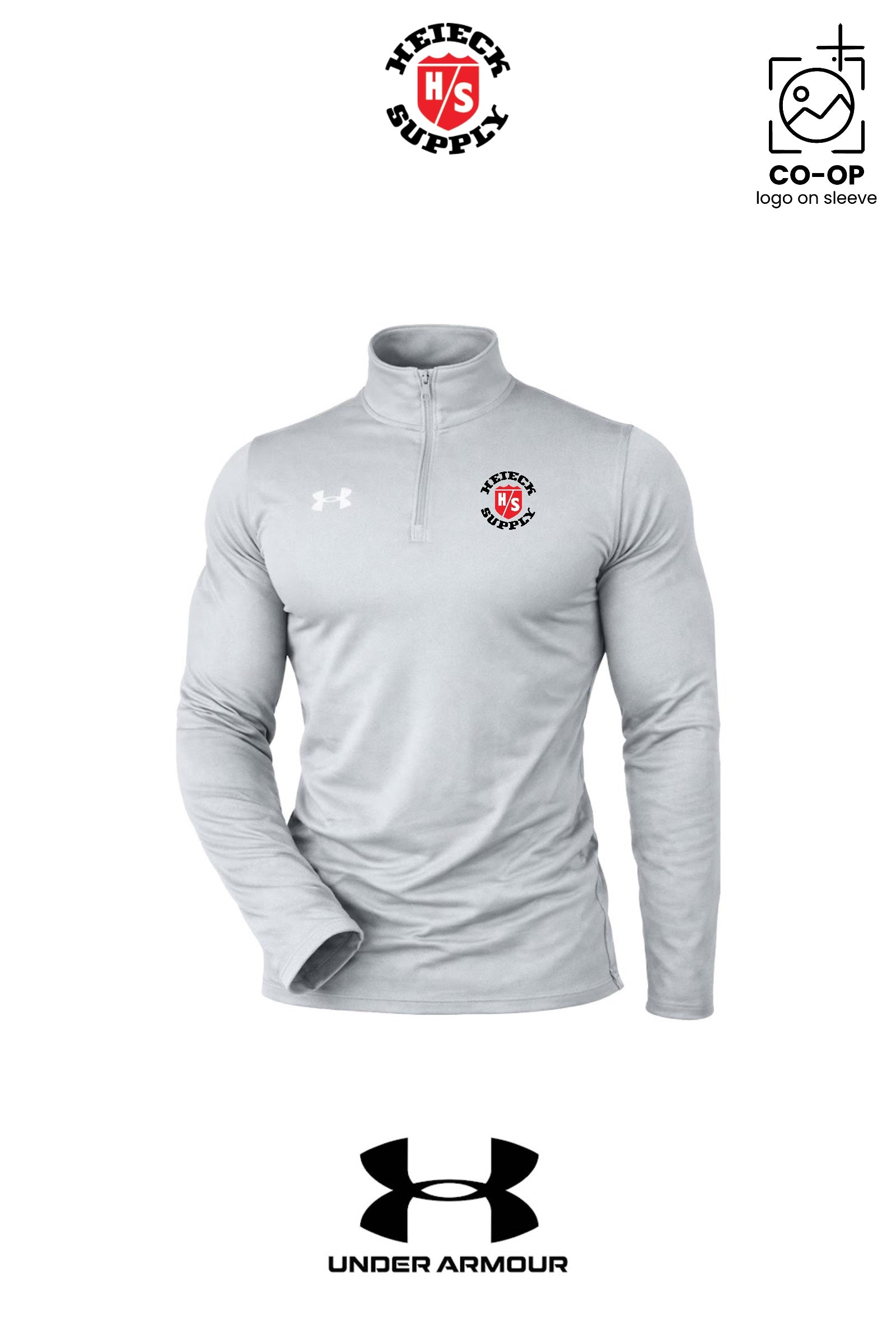 Under Armour Mens Team Tech™ Quarter-Zip Pullover - HEIECK SUPPLY