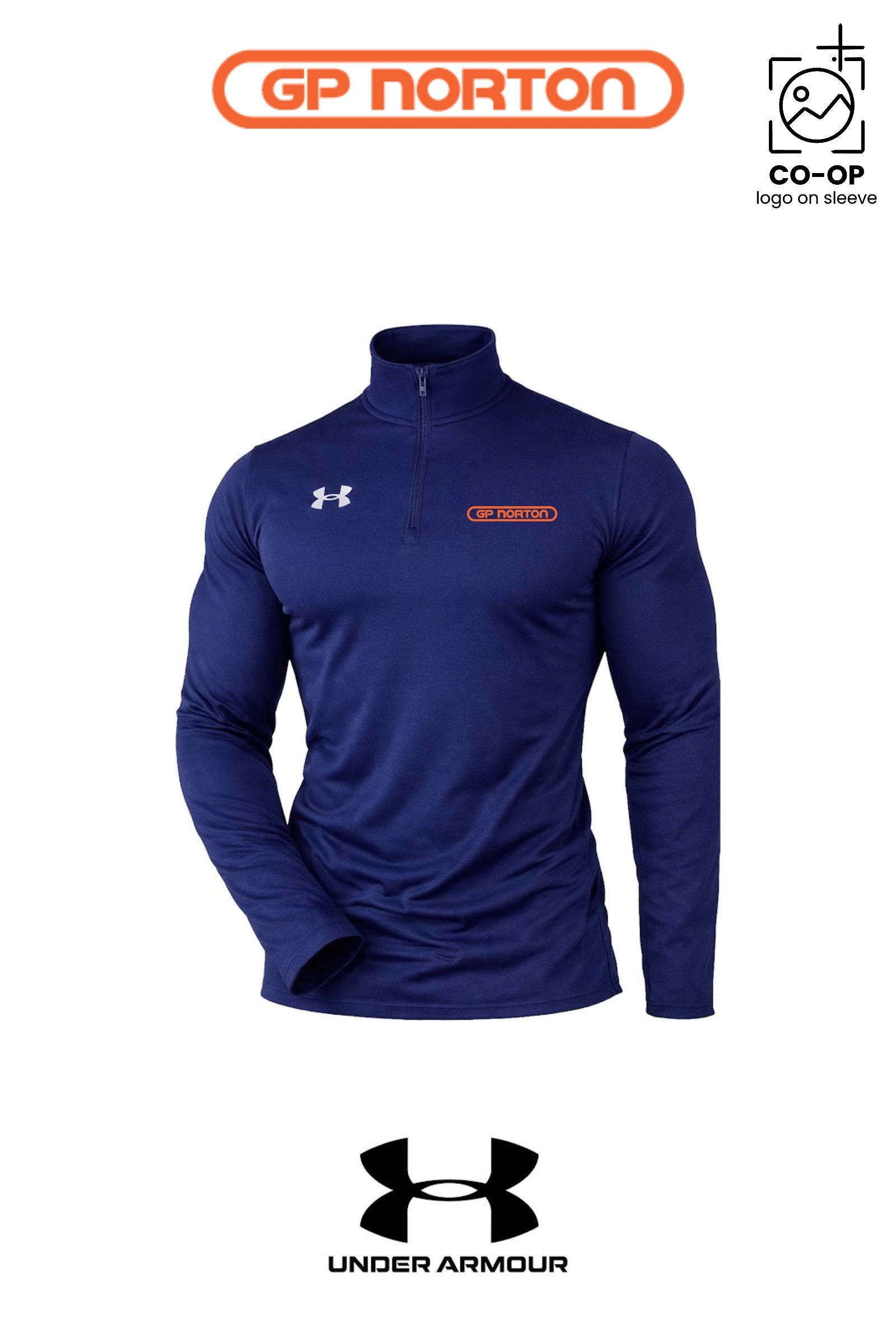 Under Armour Mens Team Tech™ Quarter-Zip Pullover - G P NORTON