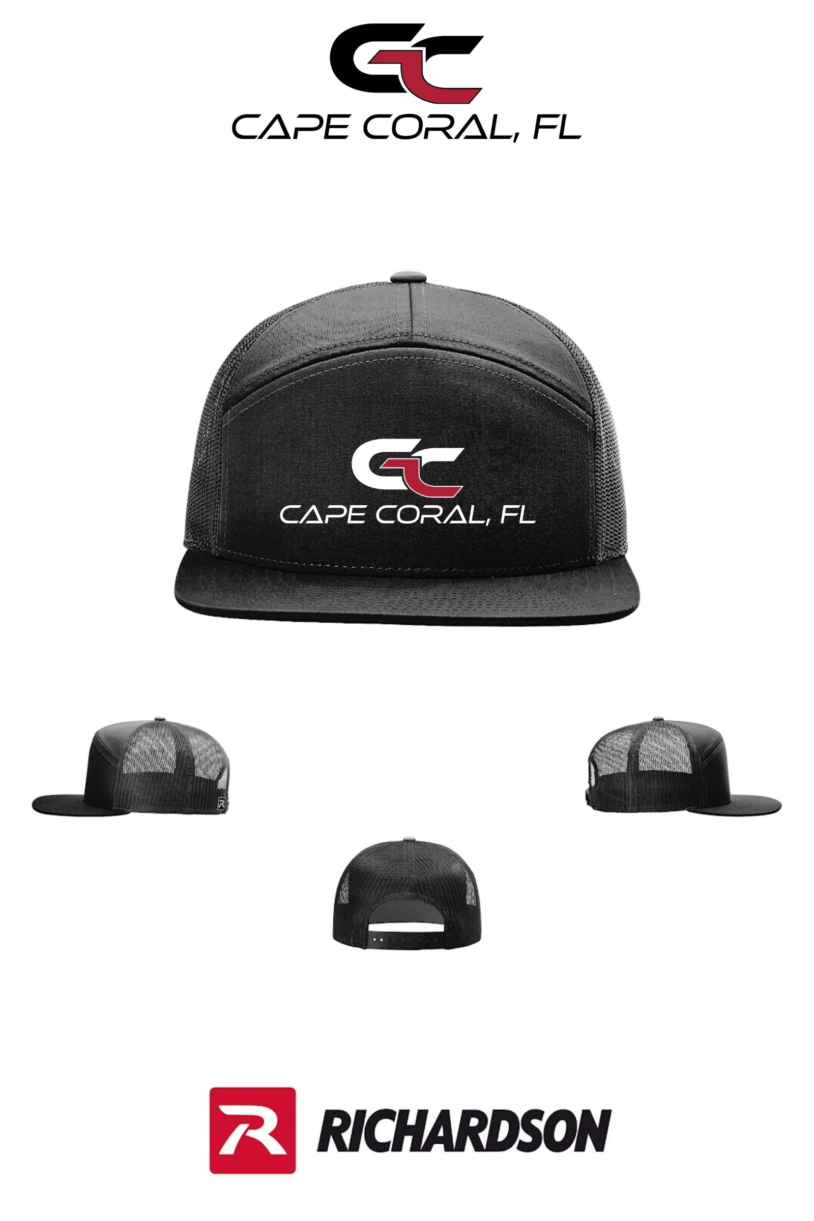 Richardson 168 Seven-Panel Trucker - GORMAN CO - CAPE CORAL