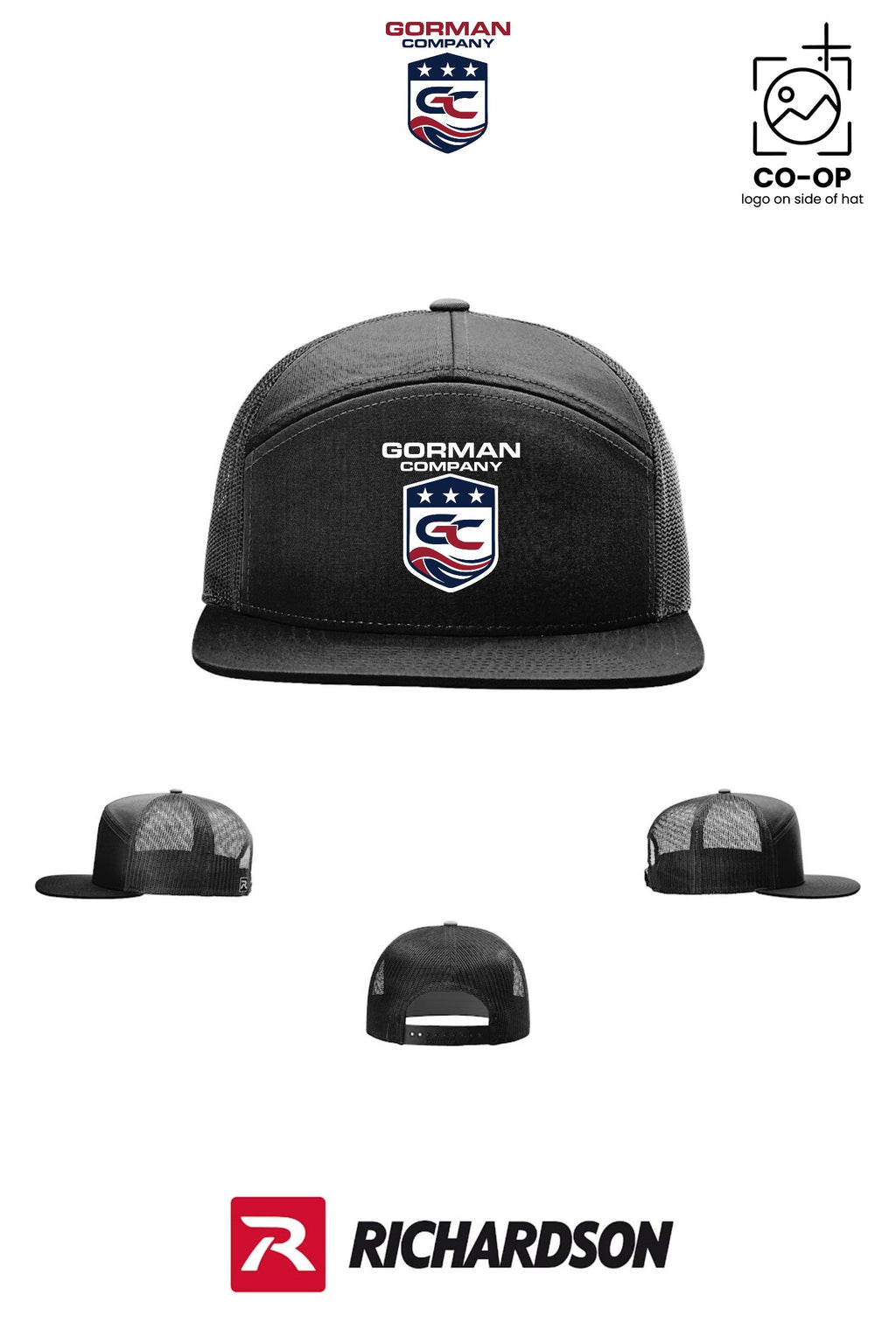 Richardson 168 Seven-Panel Trucker - GORMAN CO - PANAMA CITY