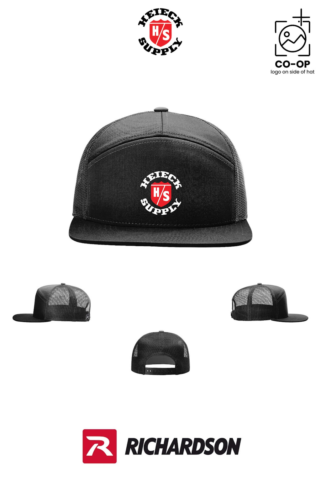 Richardson 168 Seven-Panel Trucker - HEIECK SUPPLY