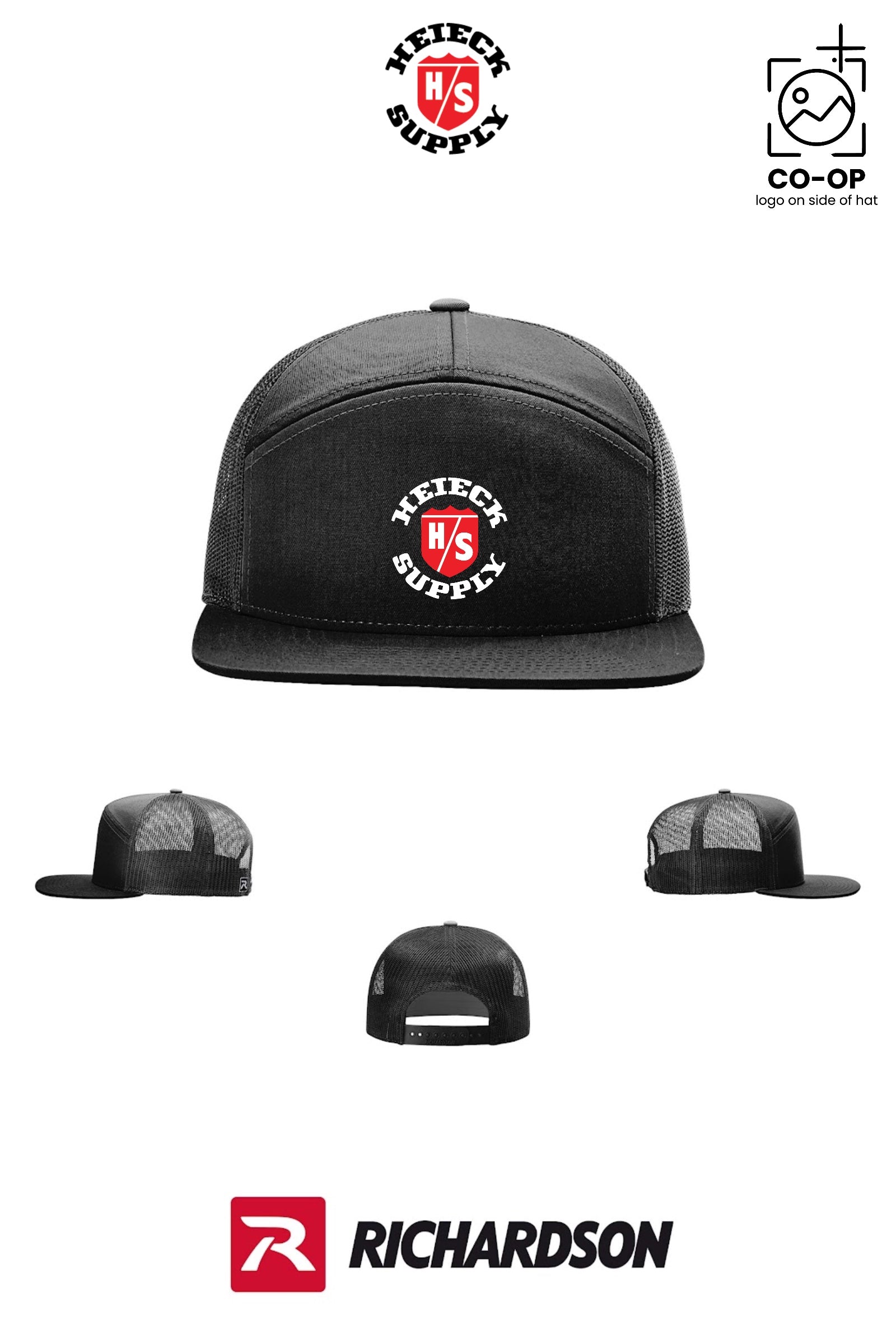 Richardson 168 Seven-Panel Trucker - HEIECK SUPPLY