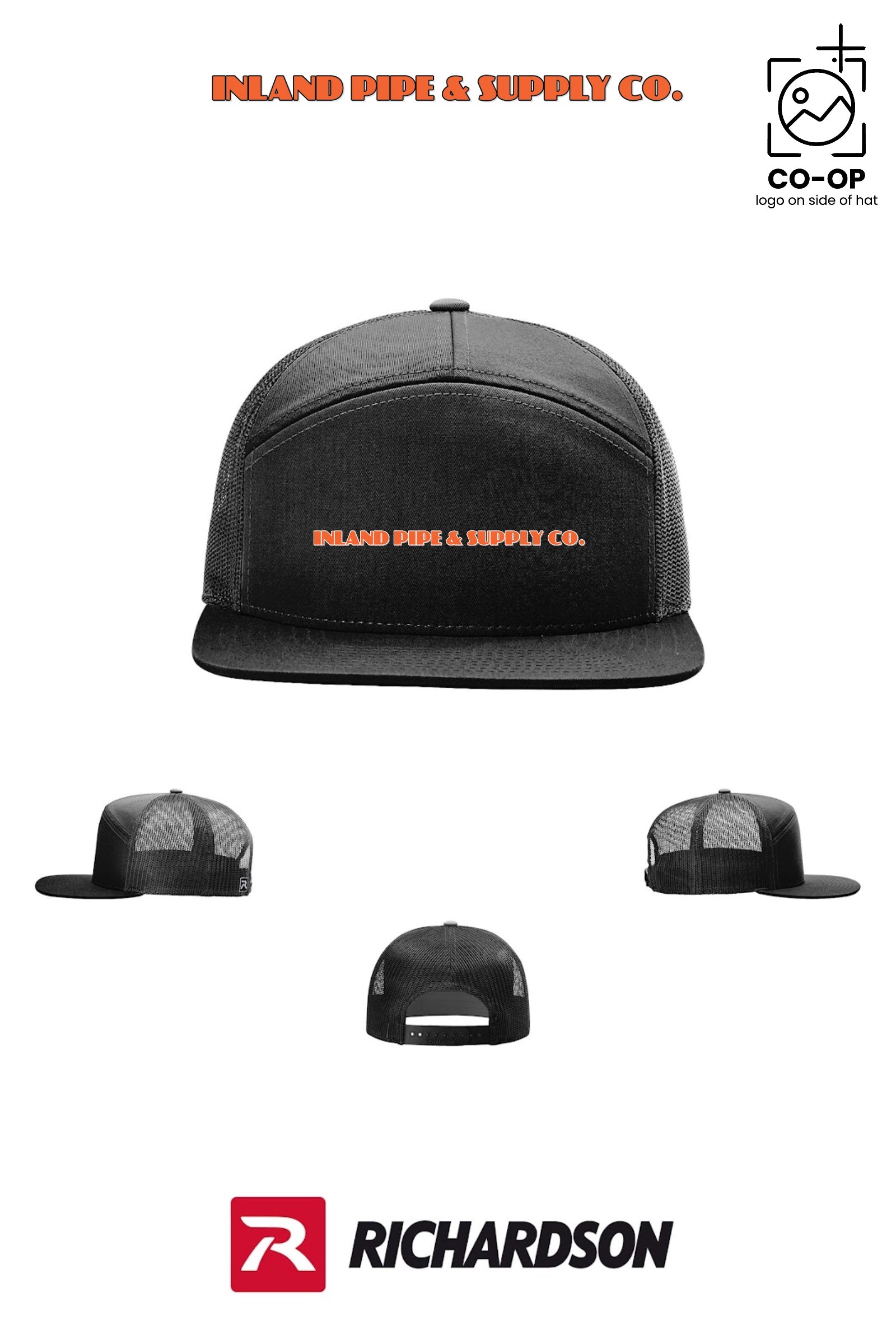 Richardson 168 Seven-Panel Trucker - INLAND PIPE AND SUPPLY