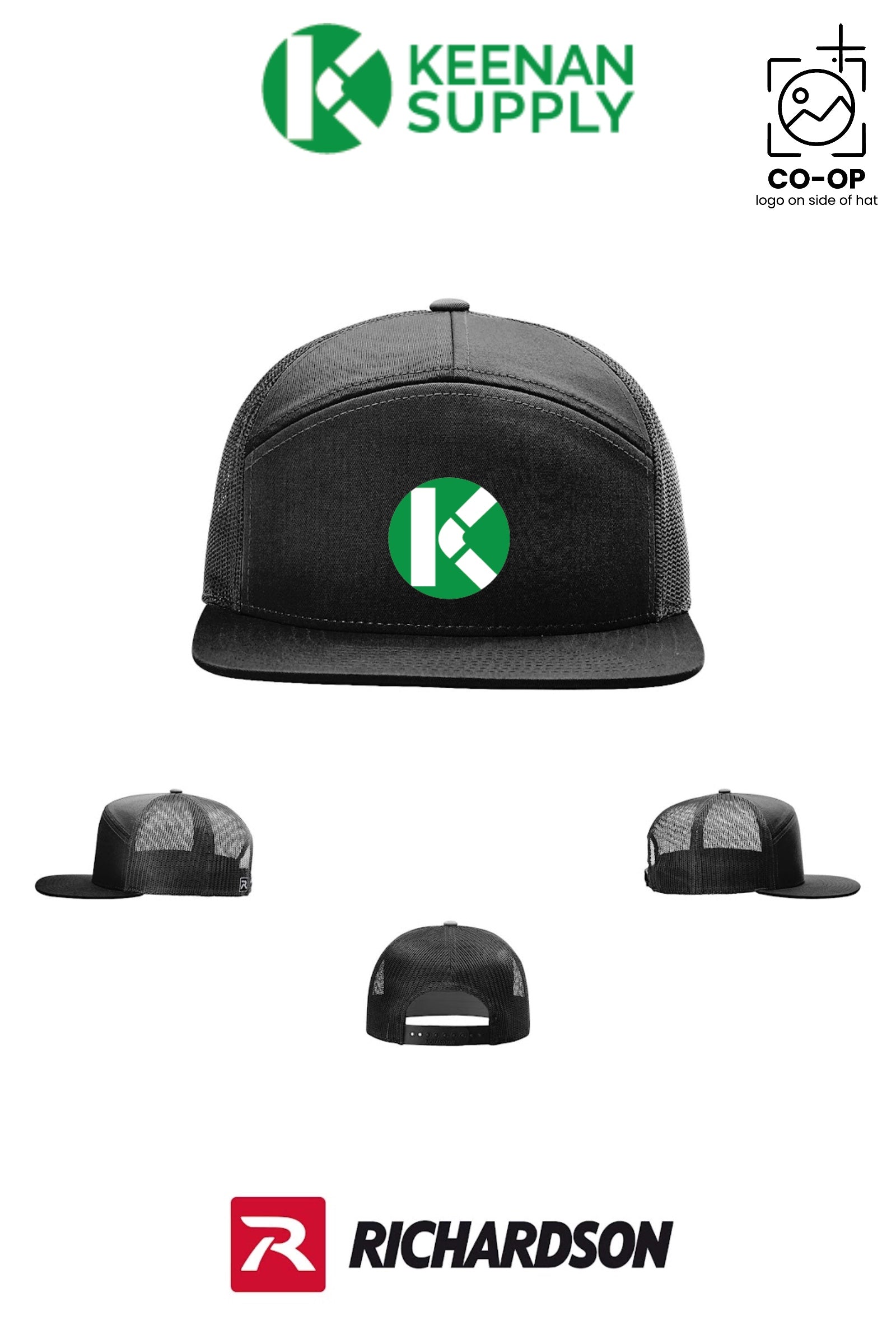 Richardson 168 Seven-Panel Trucker - KEENAN SUPPLY