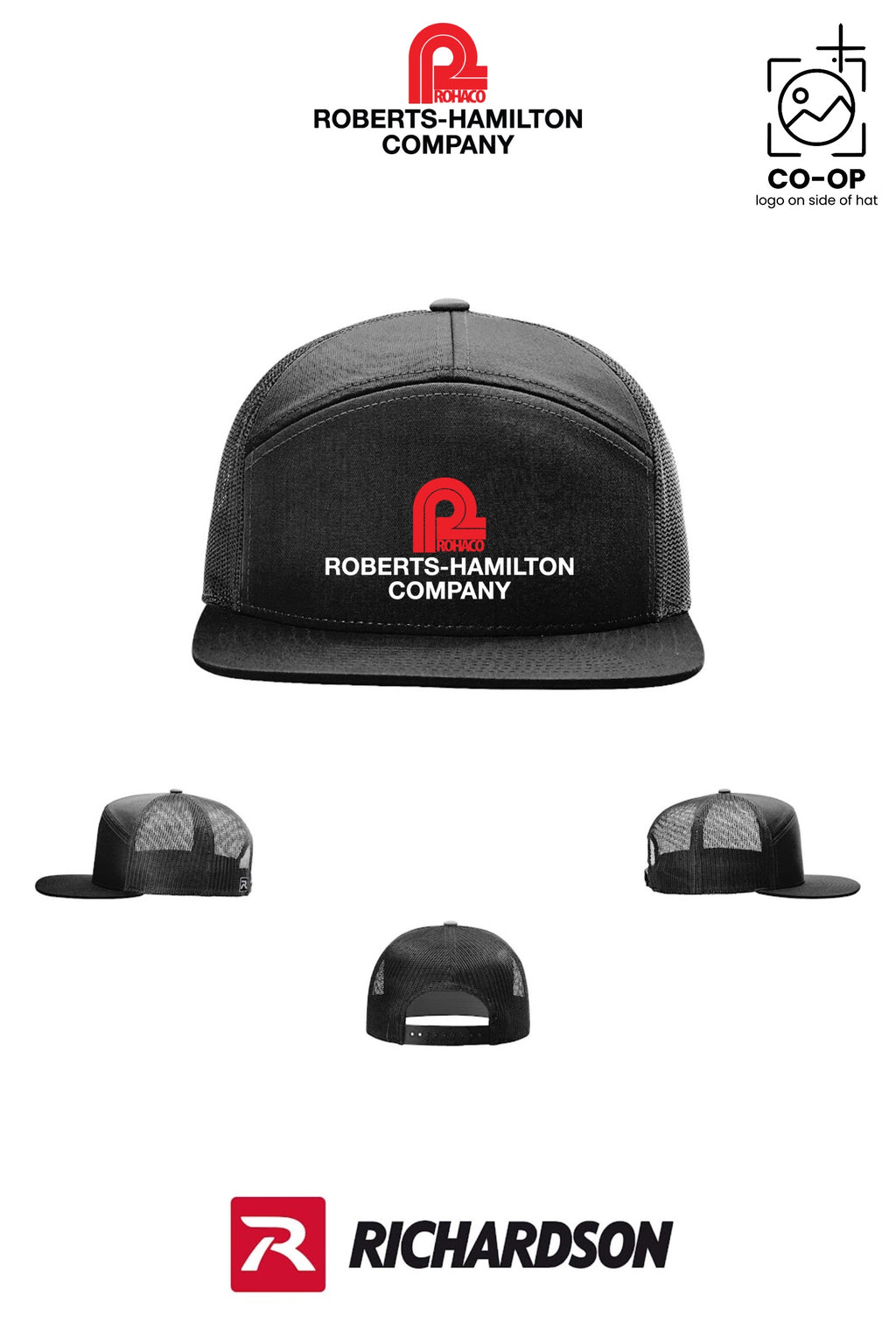 Richardson 168 Seven-Panel Trucker - ROBERTS-HAMILTON