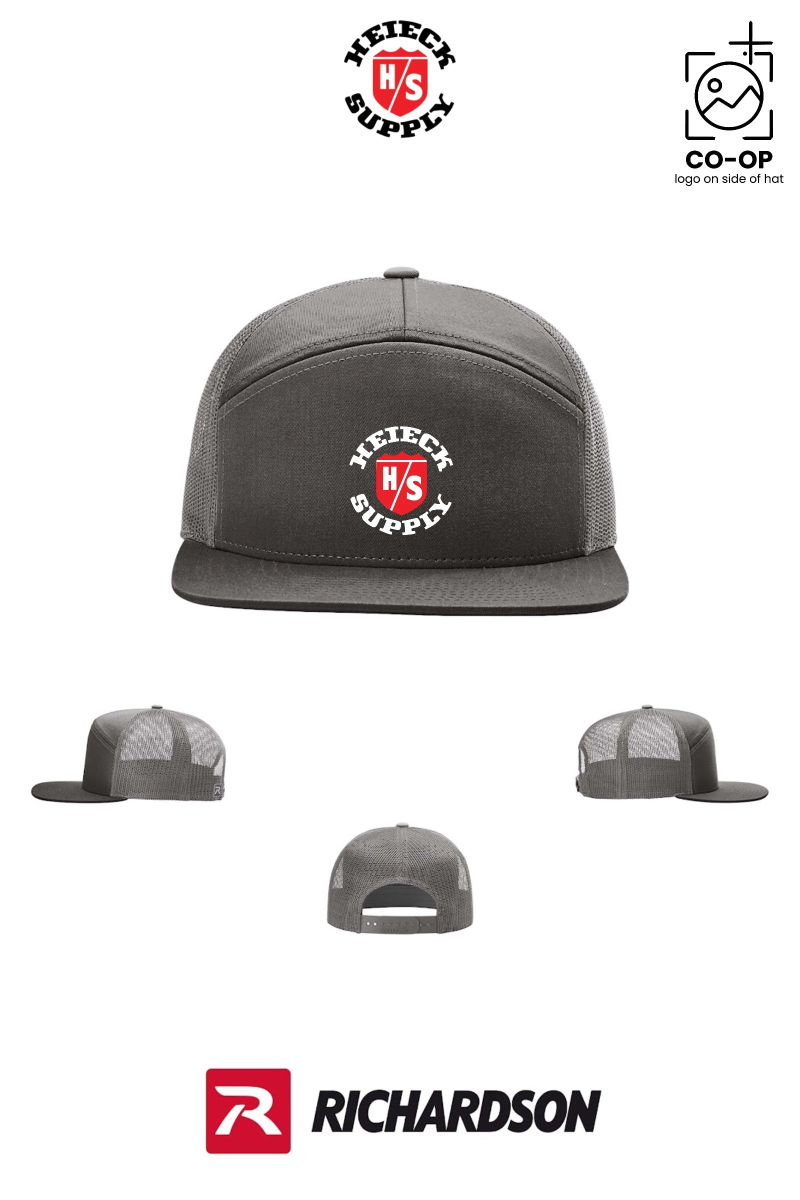 Richardson 168 Seven-Panel Trucker - HEIECK SUPPLY