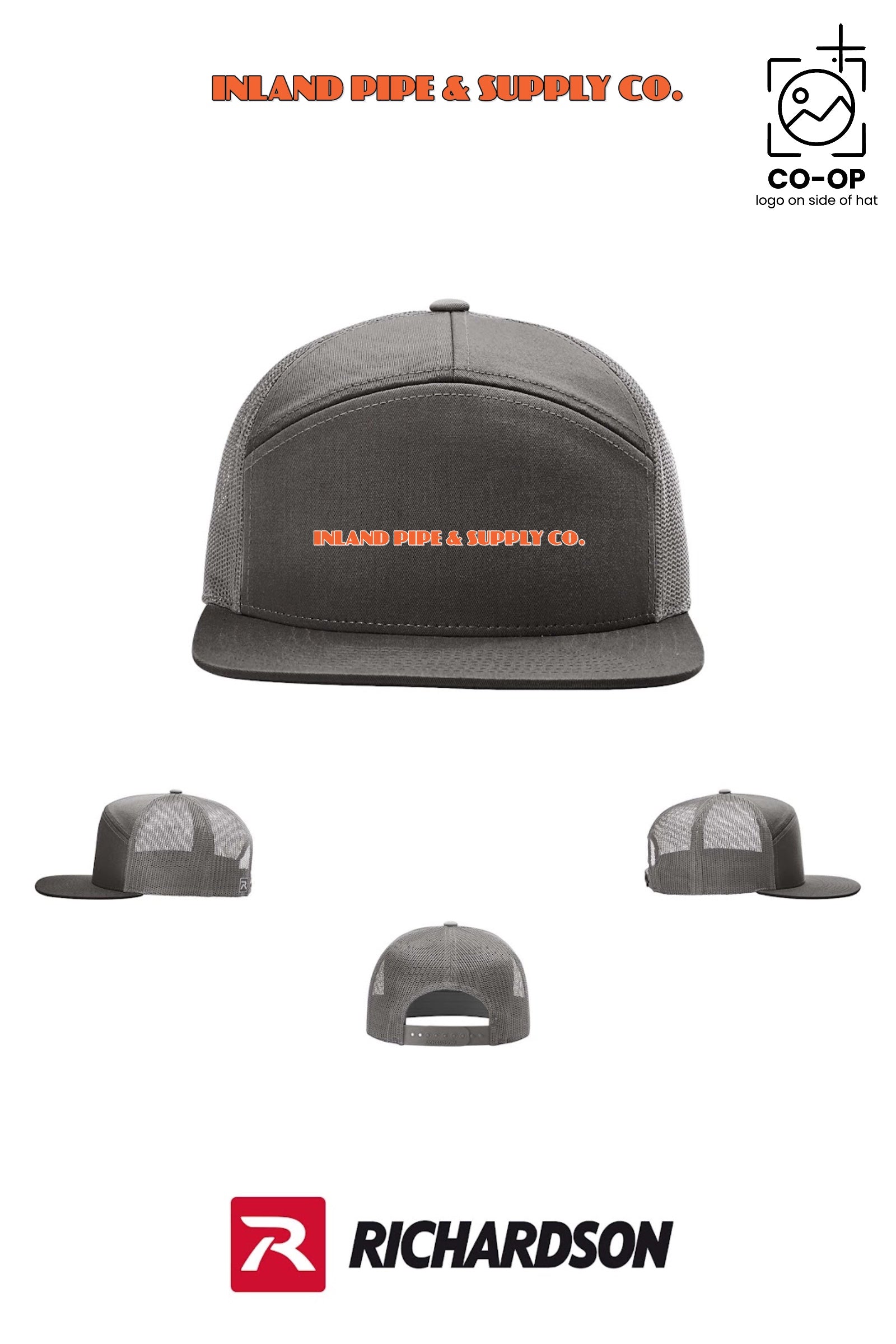 Richardson 168 Seven-Panel Trucker - INLAND PIPE AND SUPPLY