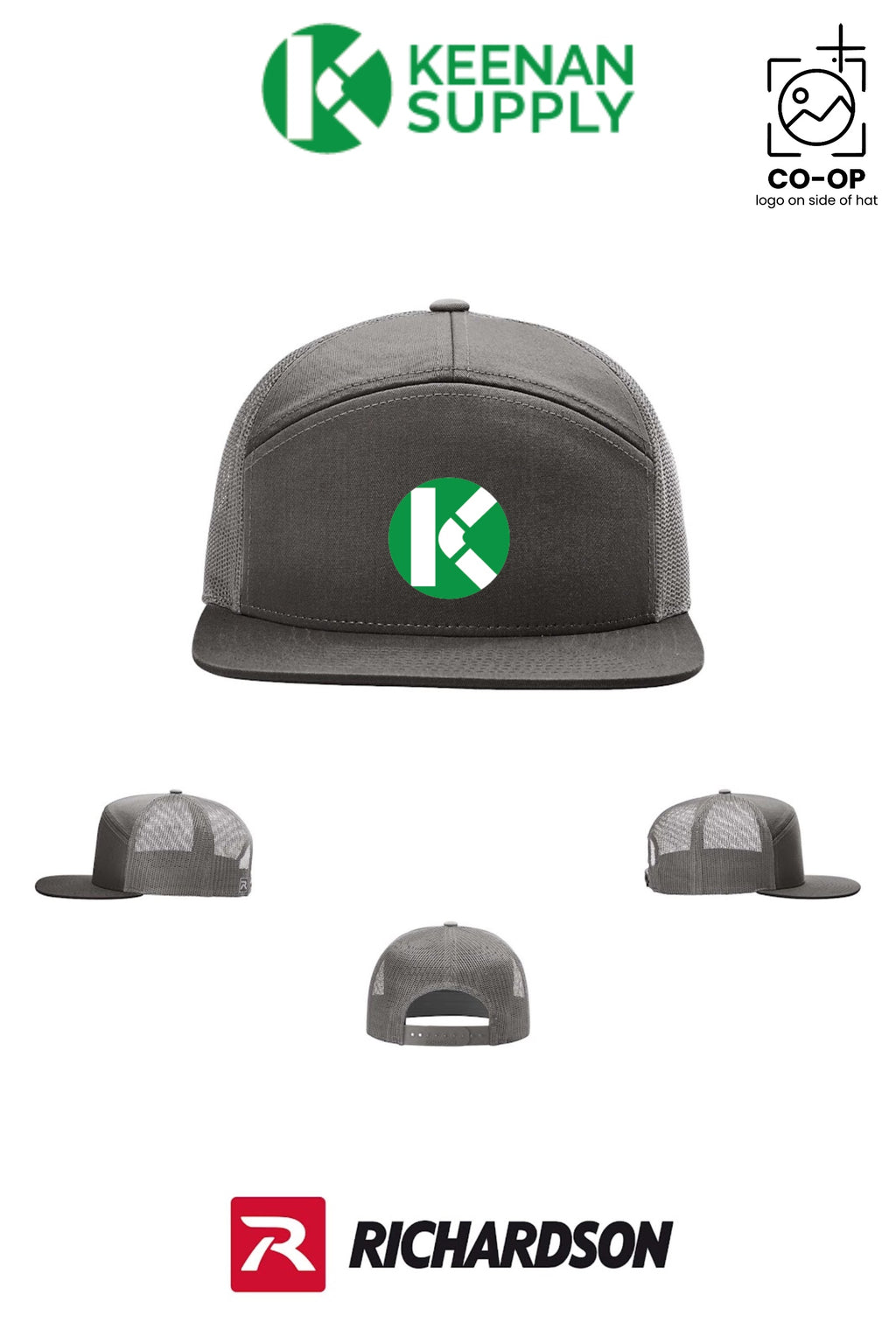 Richardson 168 Seven-Panel Trucker - KEENAN SUPPLY