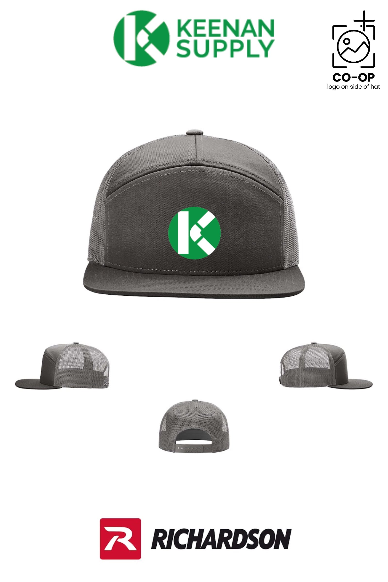 Richardson 168 Seven-Panel Trucker - KEENAN SUPPLY