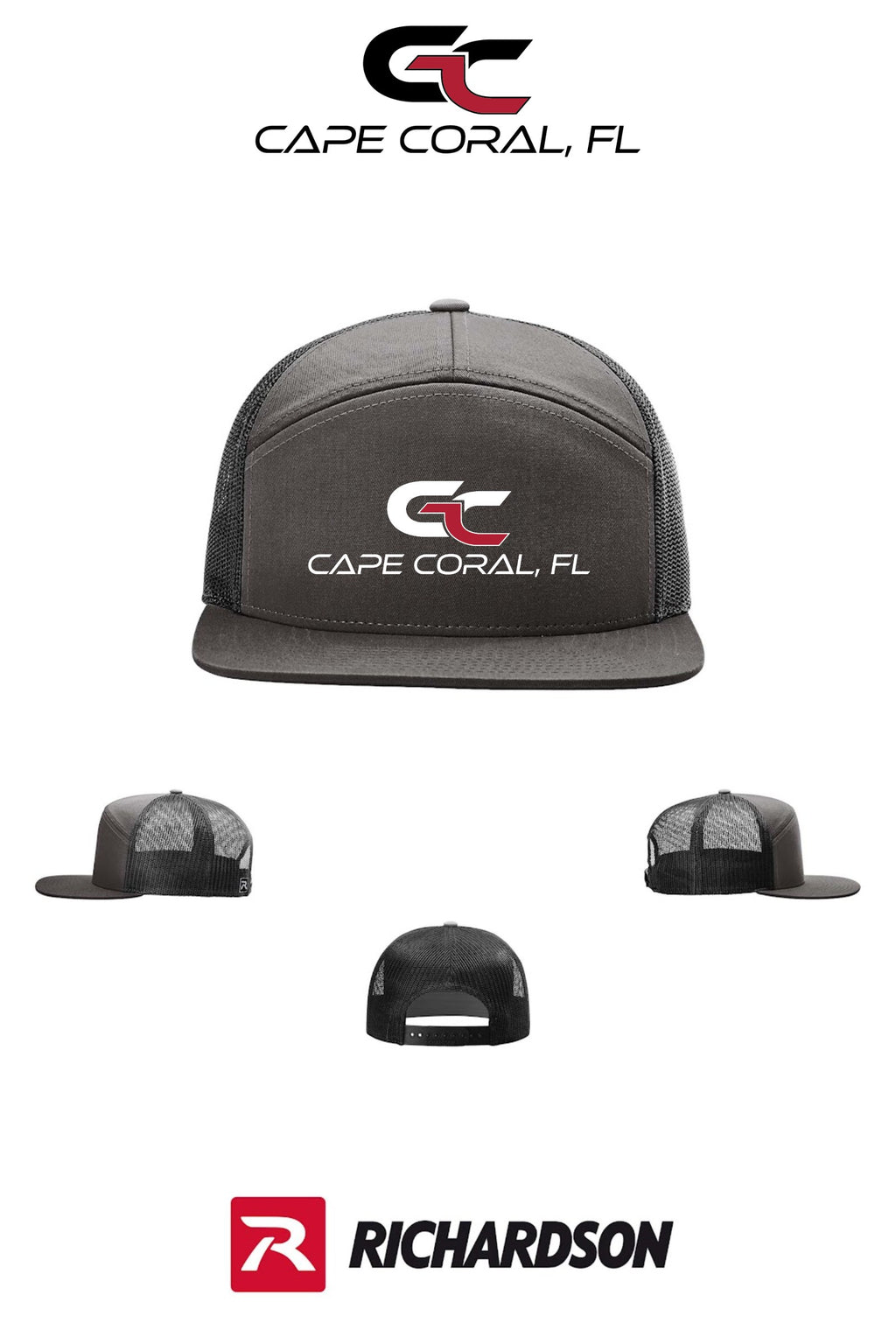 Richardson 168 Seven-Panel Trucker - GORMAN CO - CAPE CORAL