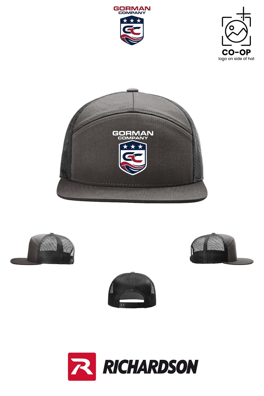 Richardson 168 Seven-Panel Trucker - GORMAN CO - PANAMA CITY