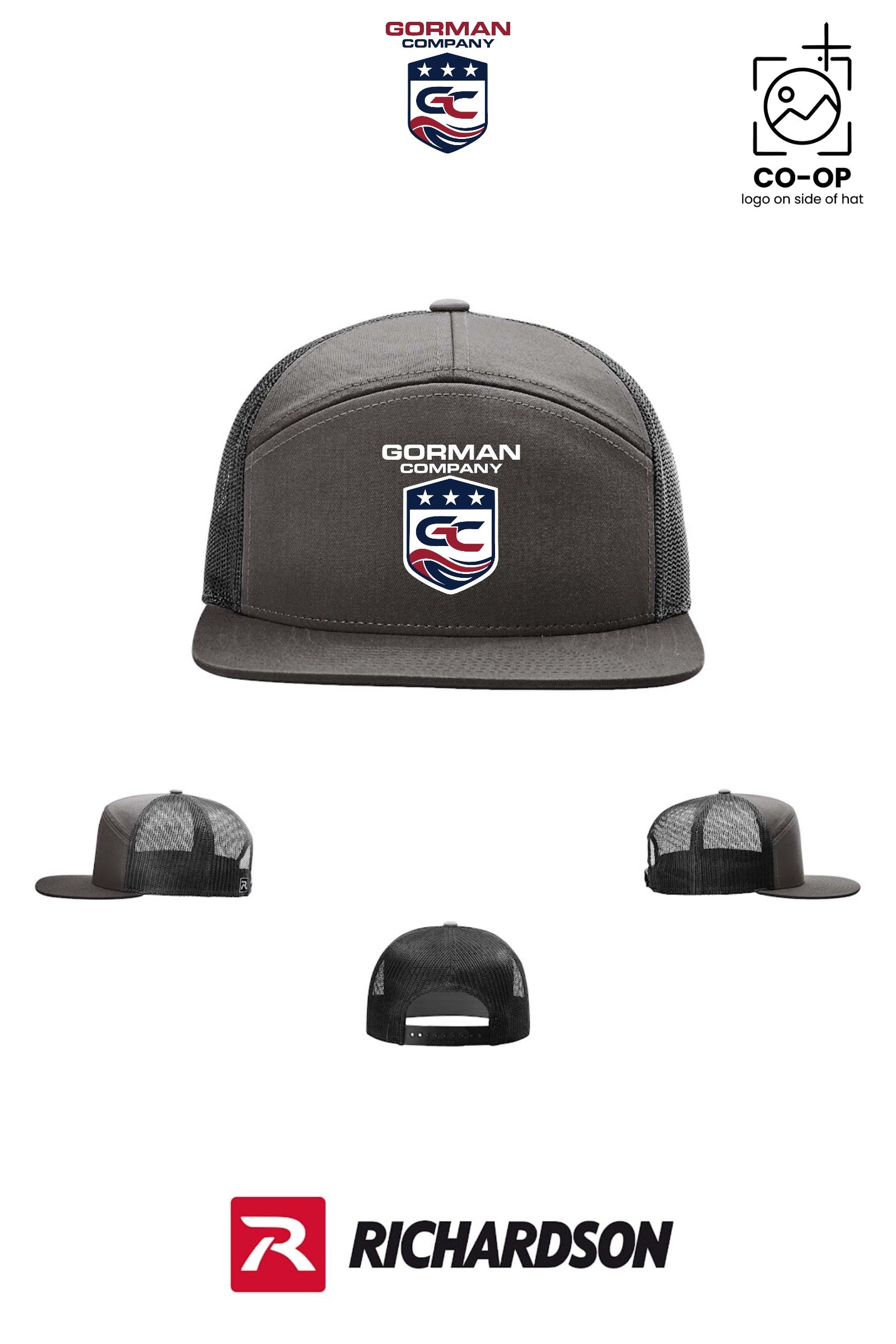 Richardson 168 Seven-Panel Trucker - GORMAN CO - PANAMA CITY