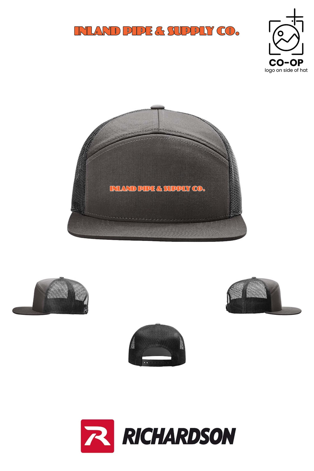 Richardson 168 Seven-Panel Trucker - INLAND PIPE AND SUPPLY