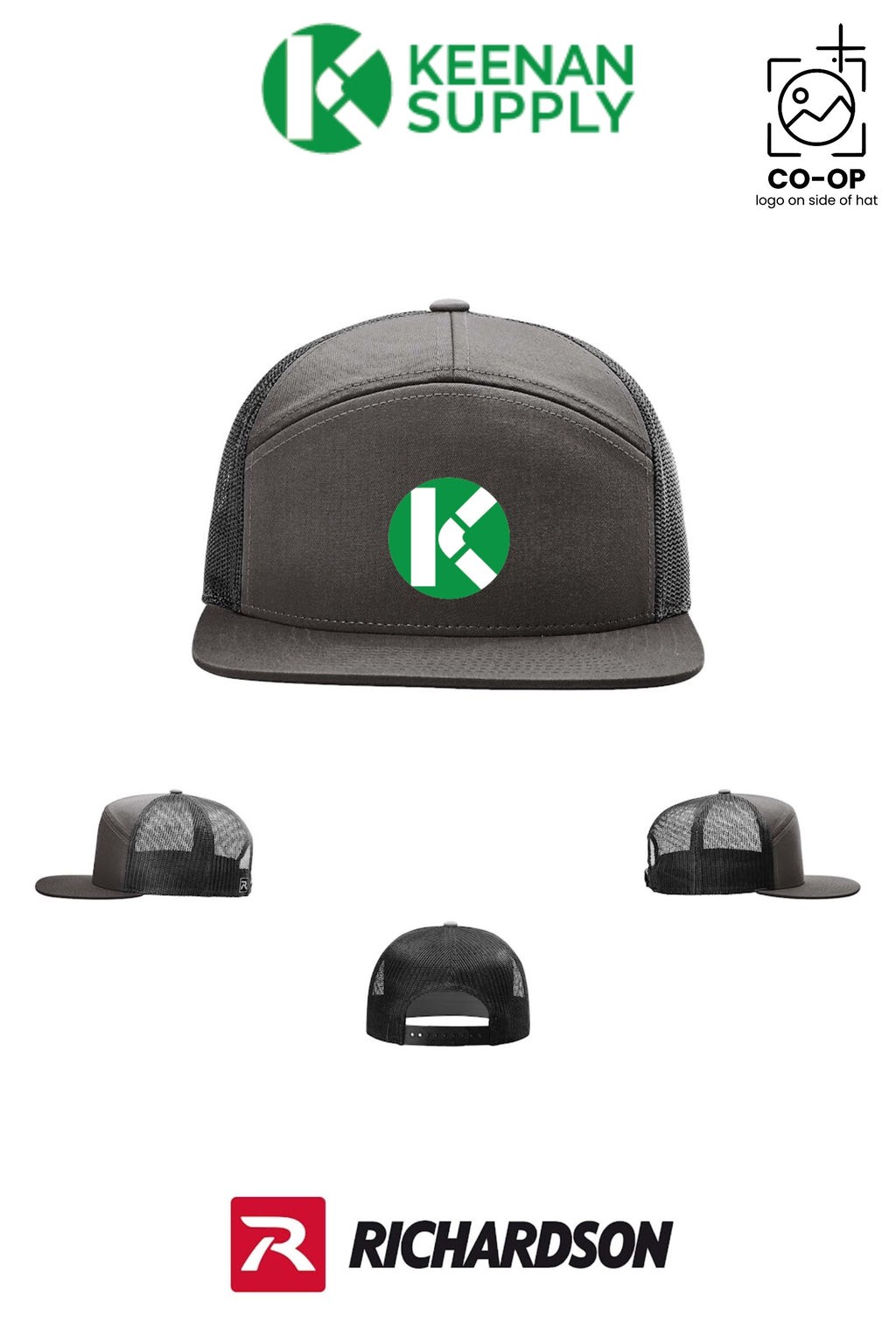 Richardson 168 Seven-Panel Trucker - KEENAN SUPPLY