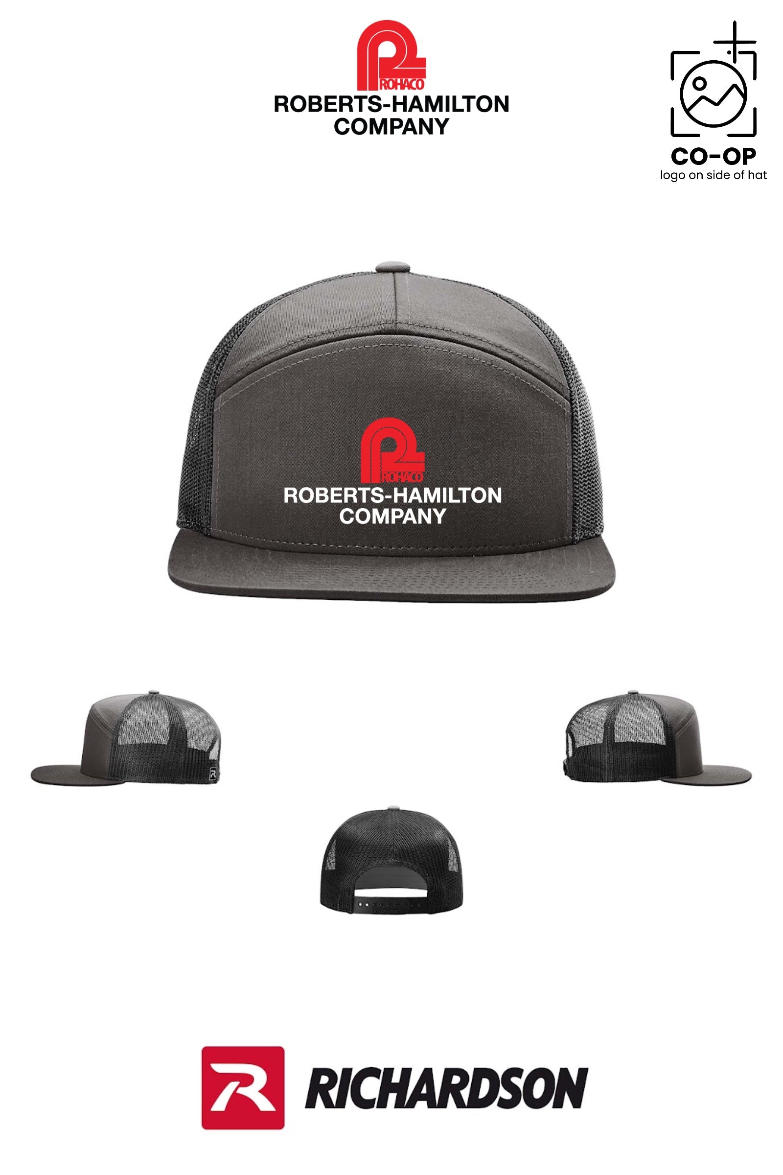 Richardson 168 Seven-Panel Trucker - ROBERTS-HAMILTON