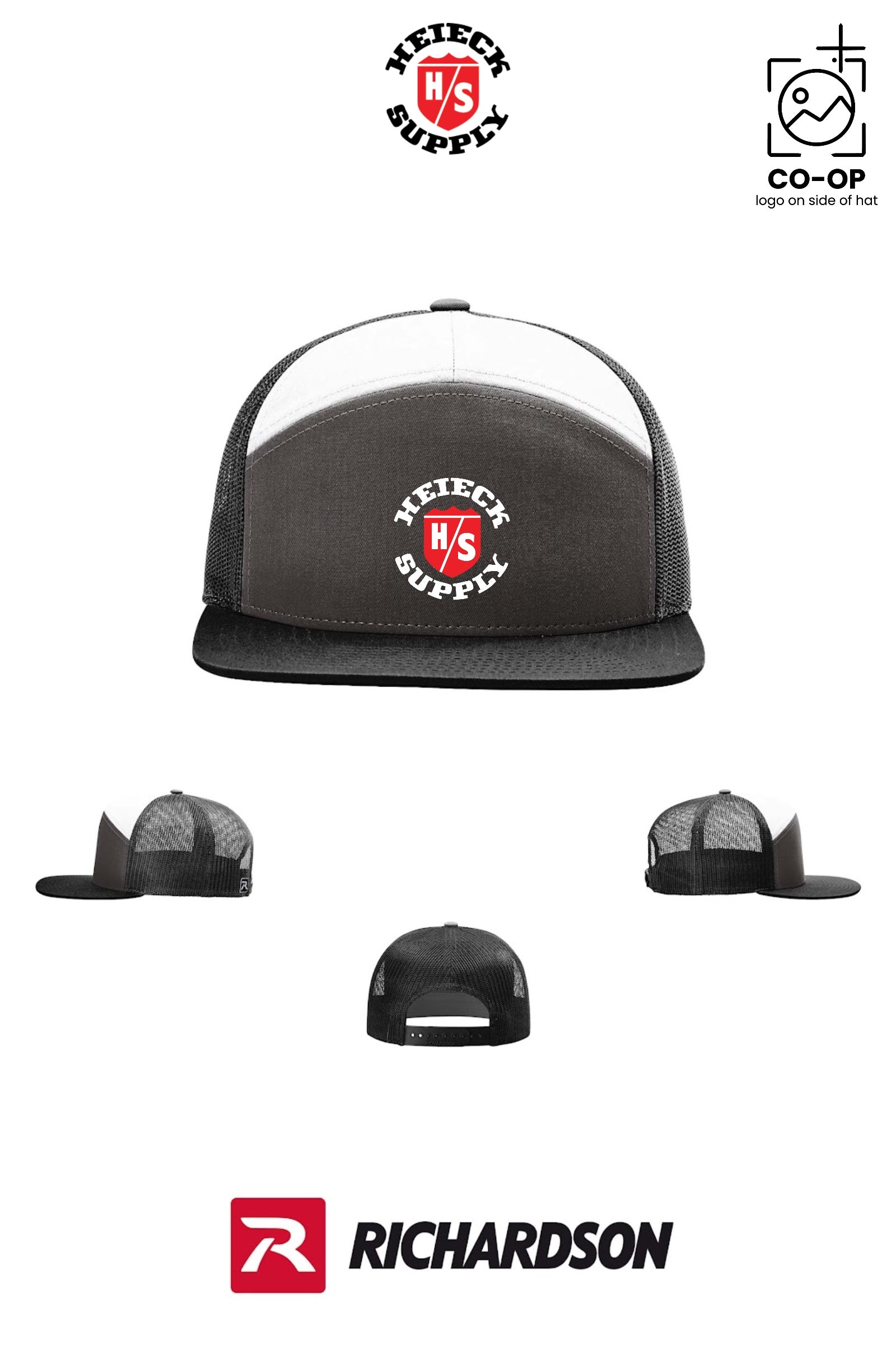 Richardson 168 Seven-Panel Trucker - HEIECK SUPPLY