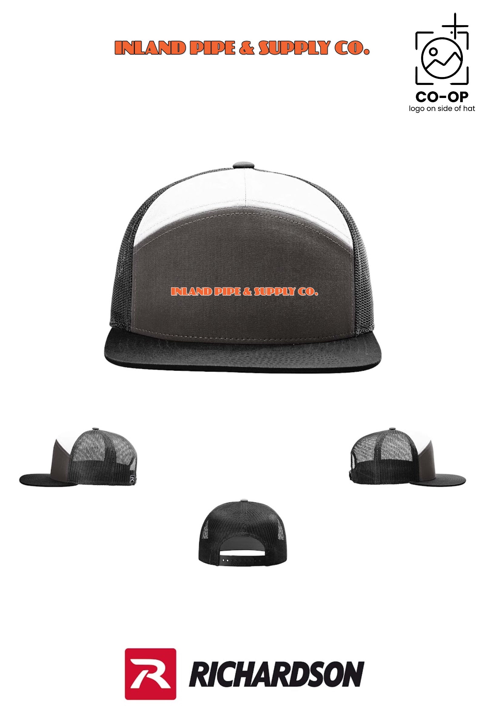 Richardson 168 Seven-Panel Trucker - INLAND PIPE AND SUPPLY
