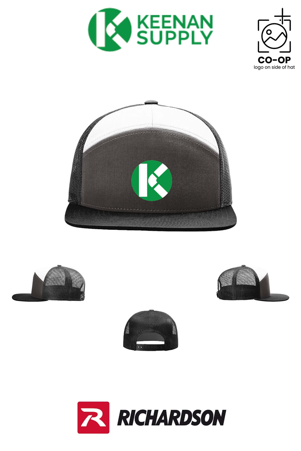 Richardson 168 Seven-Panel Trucker - KEENAN SUPPLY