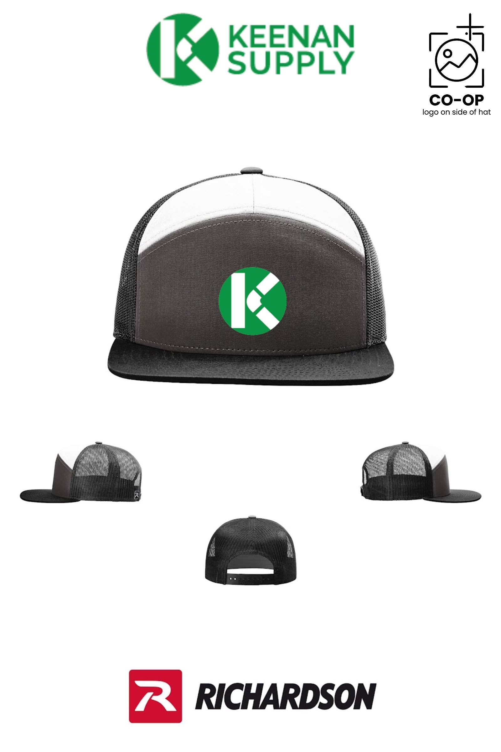 Richardson 168 Seven-Panel Trucker - KEENAN SUPPLY