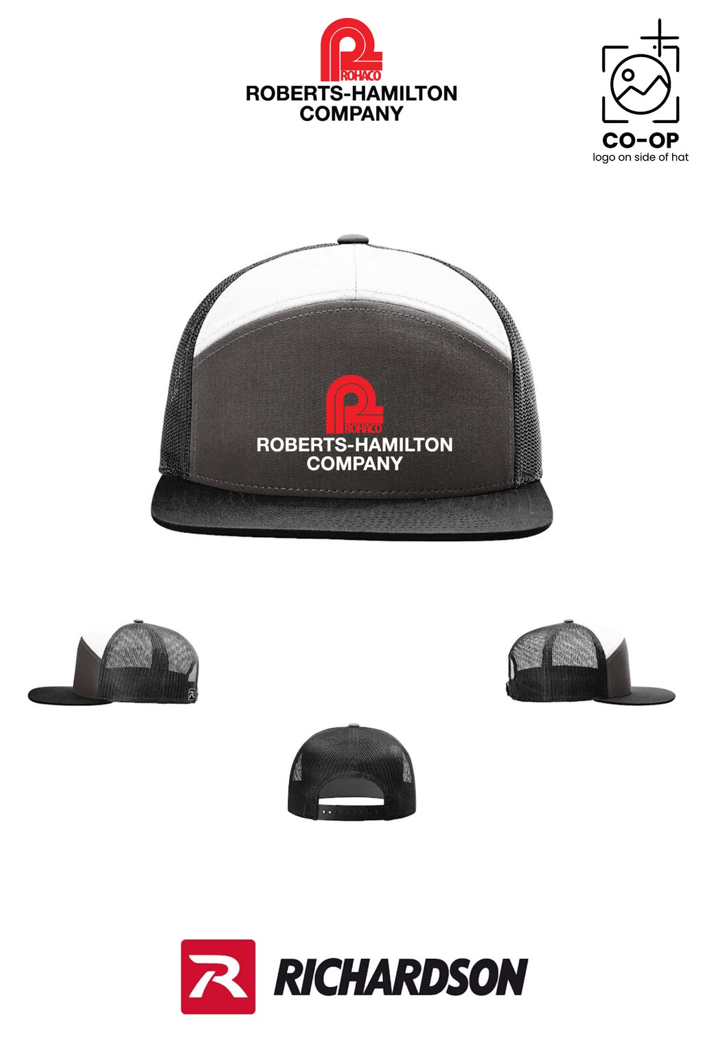 Richardson 168 Seven-Panel Trucker - ROBERTS-HAMILTON