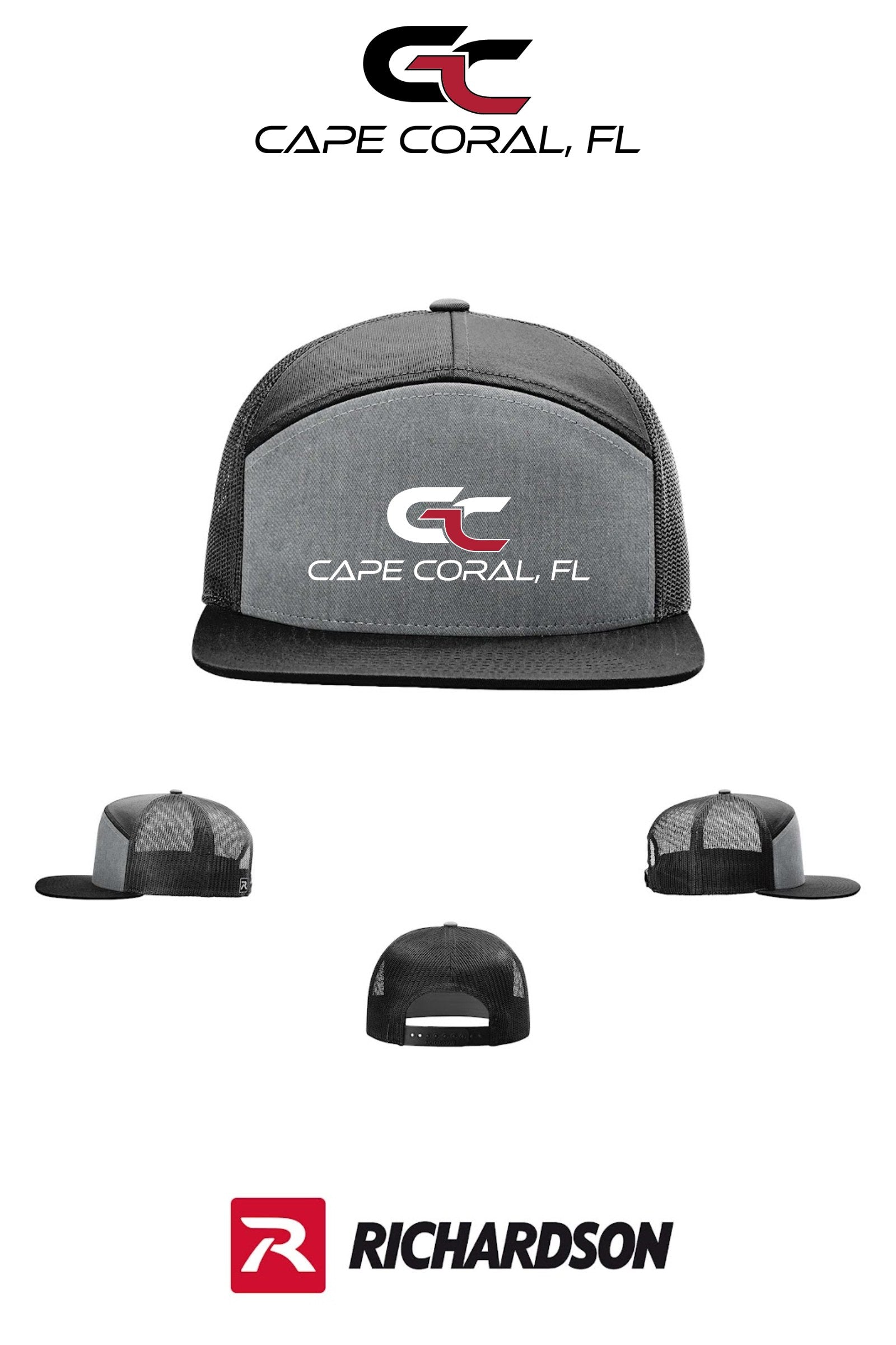 Richardson 168 Seven-Panel Trucker - GORMAN CO - CAPE CORAL