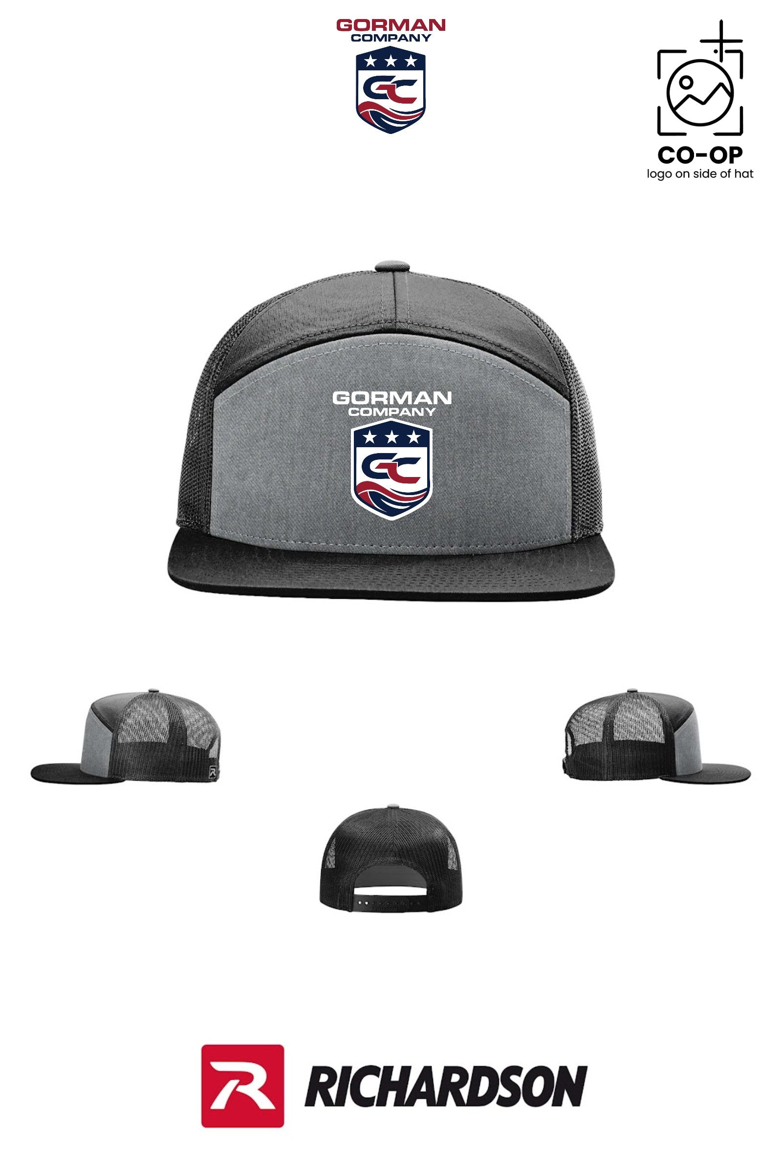 Richardson 168 Seven-Panel Trucker - GORMAN CO - PANAMA CITY