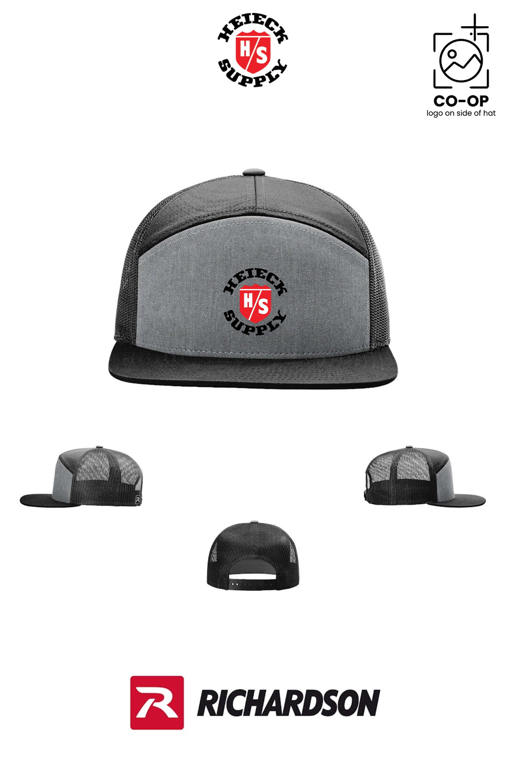 Richardson 168 Seven-Panel Trucker - HEIECK SUPPLY