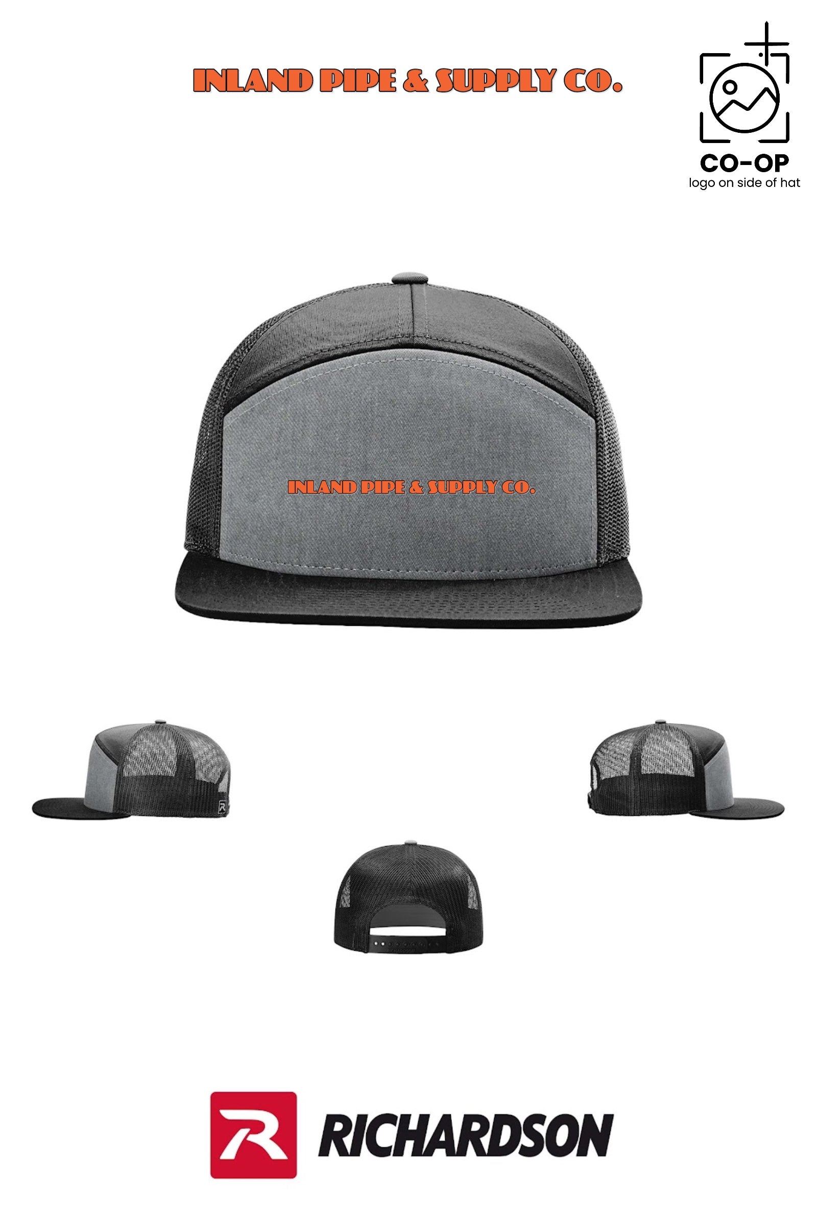 Richardson 168 Seven-Panel Trucker - INLAND PIPE AND SUPPLY