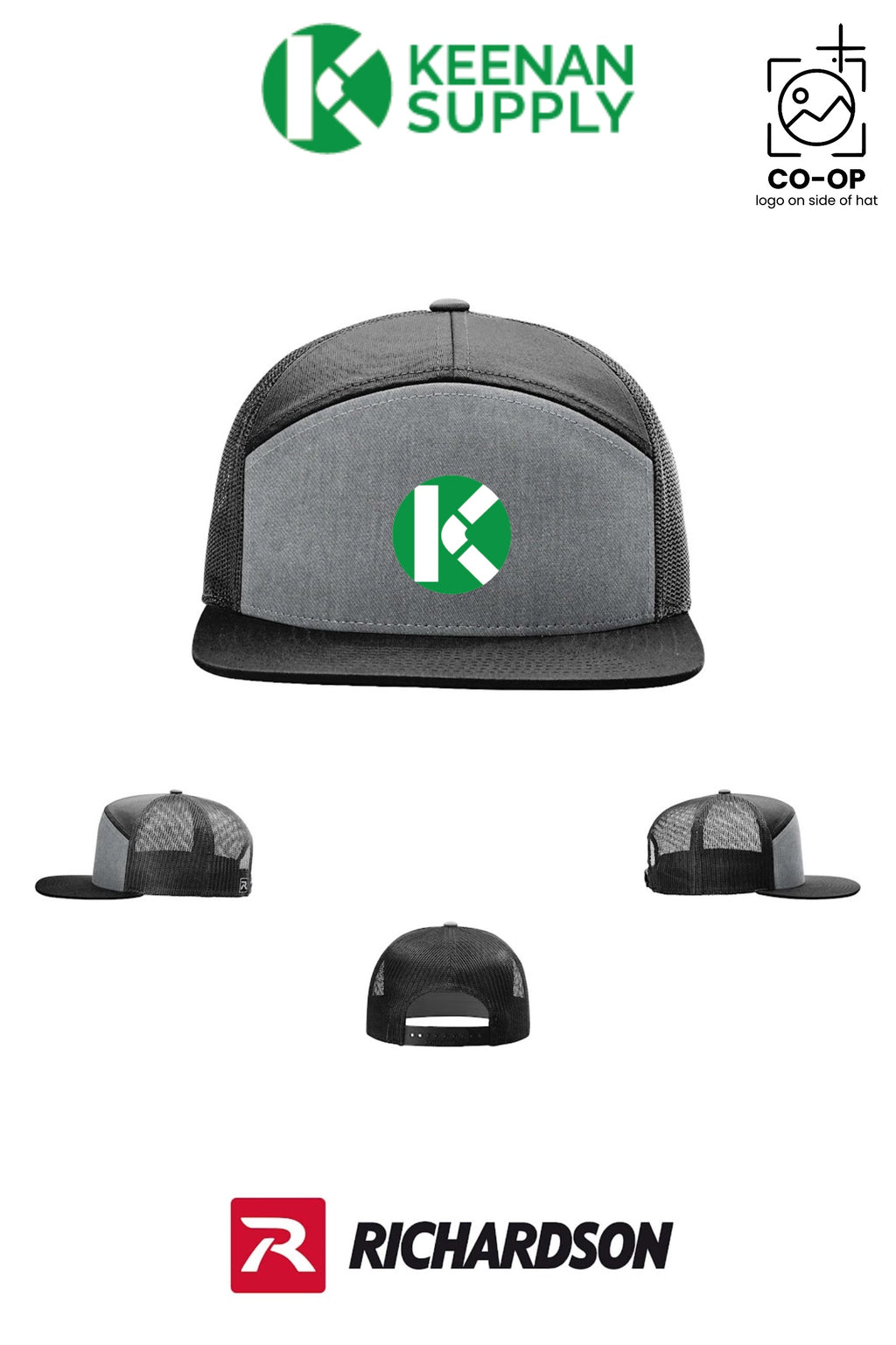 Richardson 168 Seven-Panel Trucker - KEENAN SUPPLY