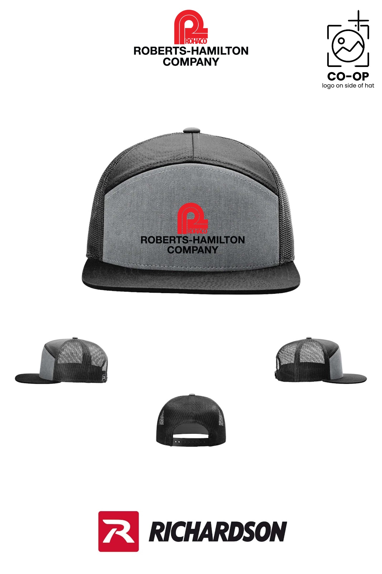 Richardson 168 Seven-Panel Trucker - ROBERTS-HAMILTON