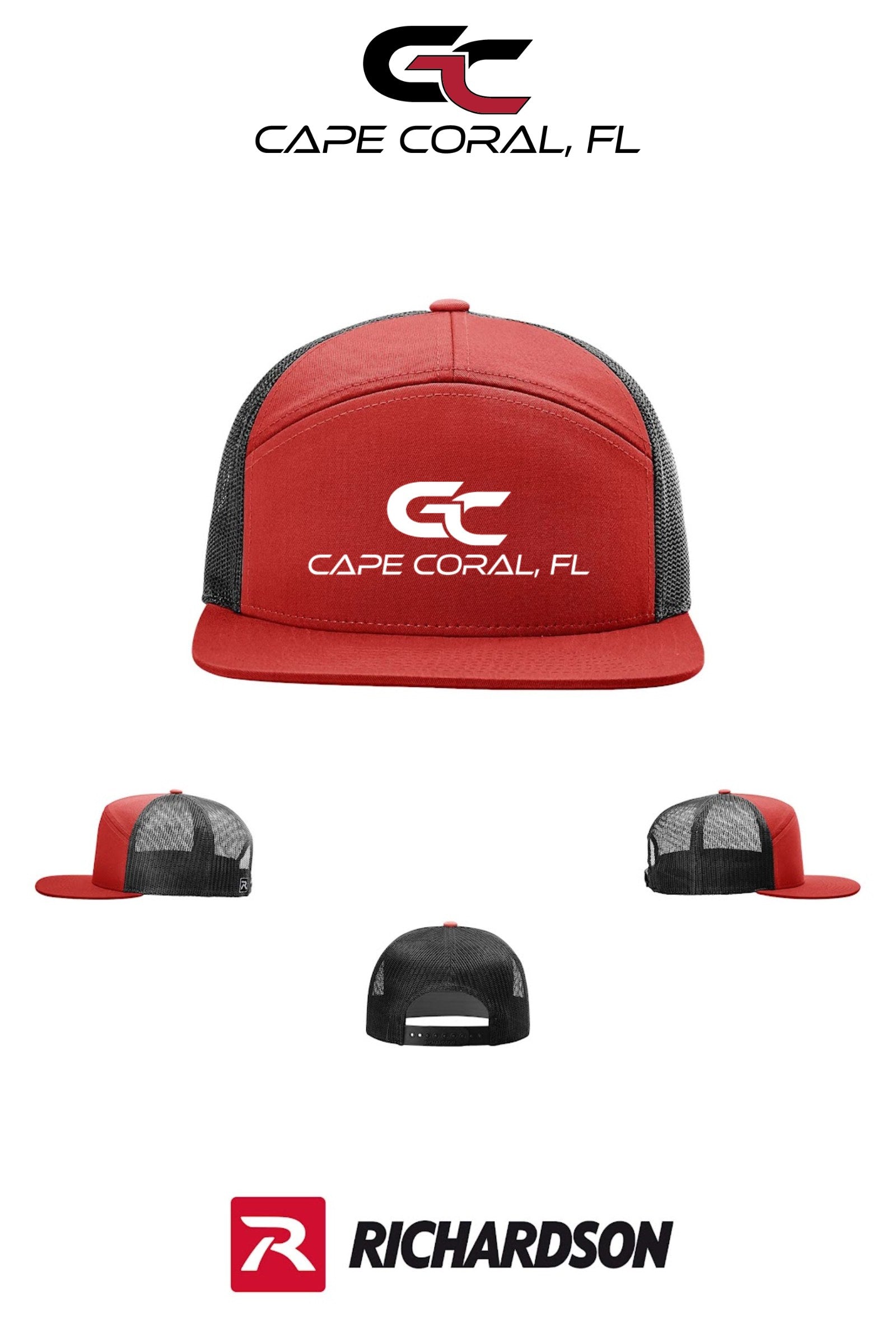 Richardson 168 Seven-Panel Trucker - GORMAN CO - CAPE CORAL