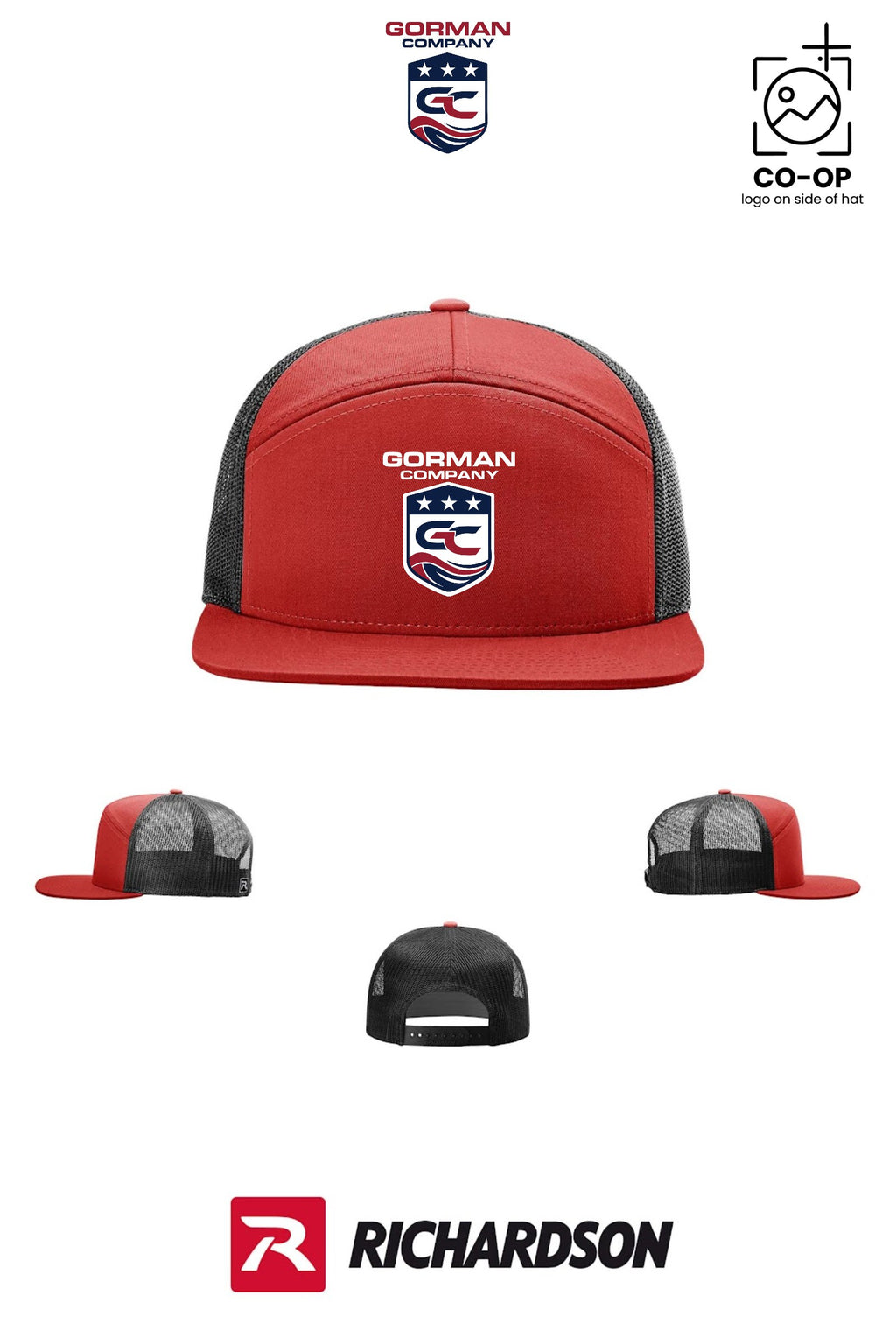 Richardson 168 Seven-Panel Trucker - GORMAN CO - PANAMA CITY