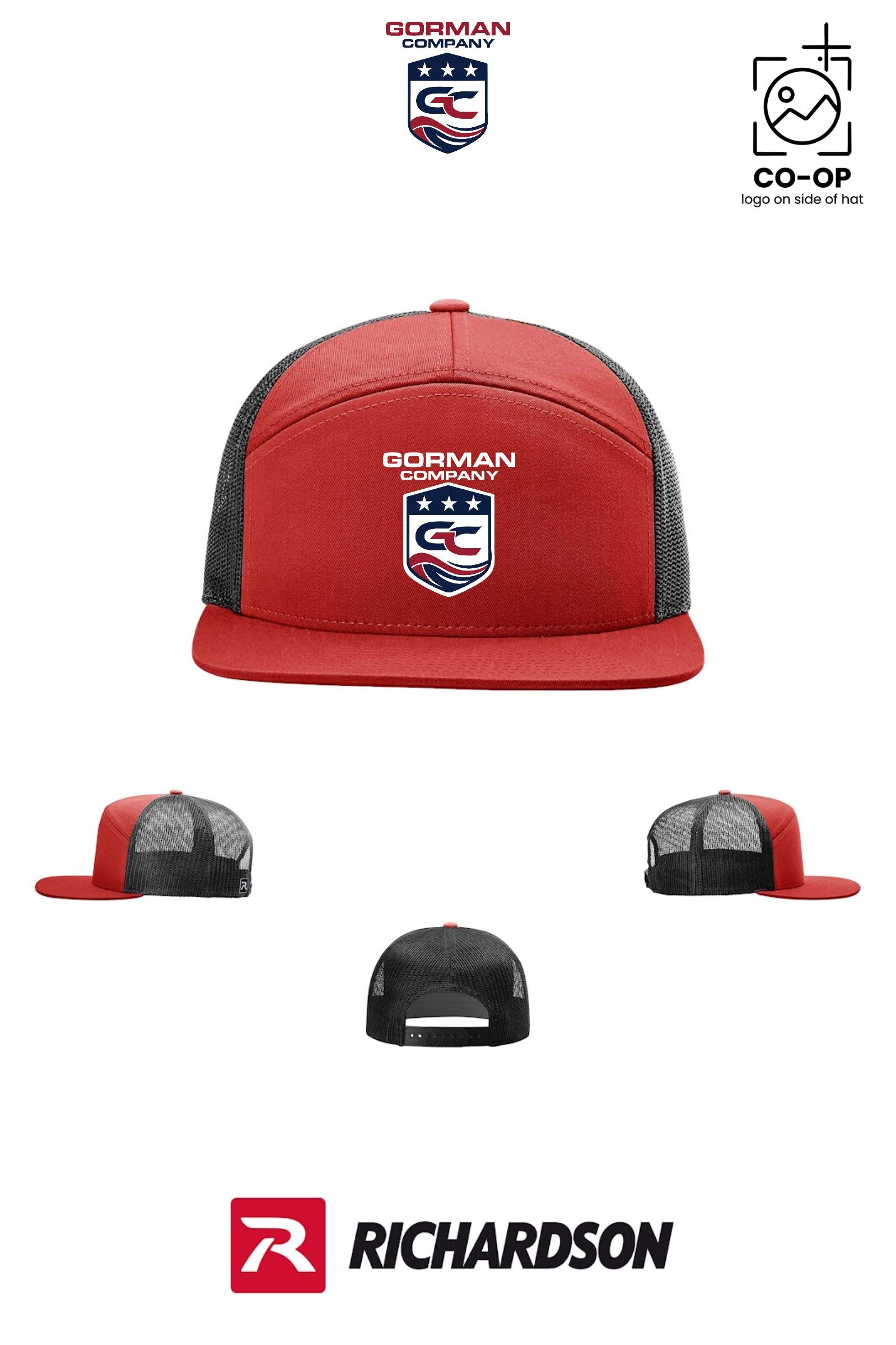 Richardson 168 Seven-Panel Trucker - GORMAN CO - PANAMA CITY