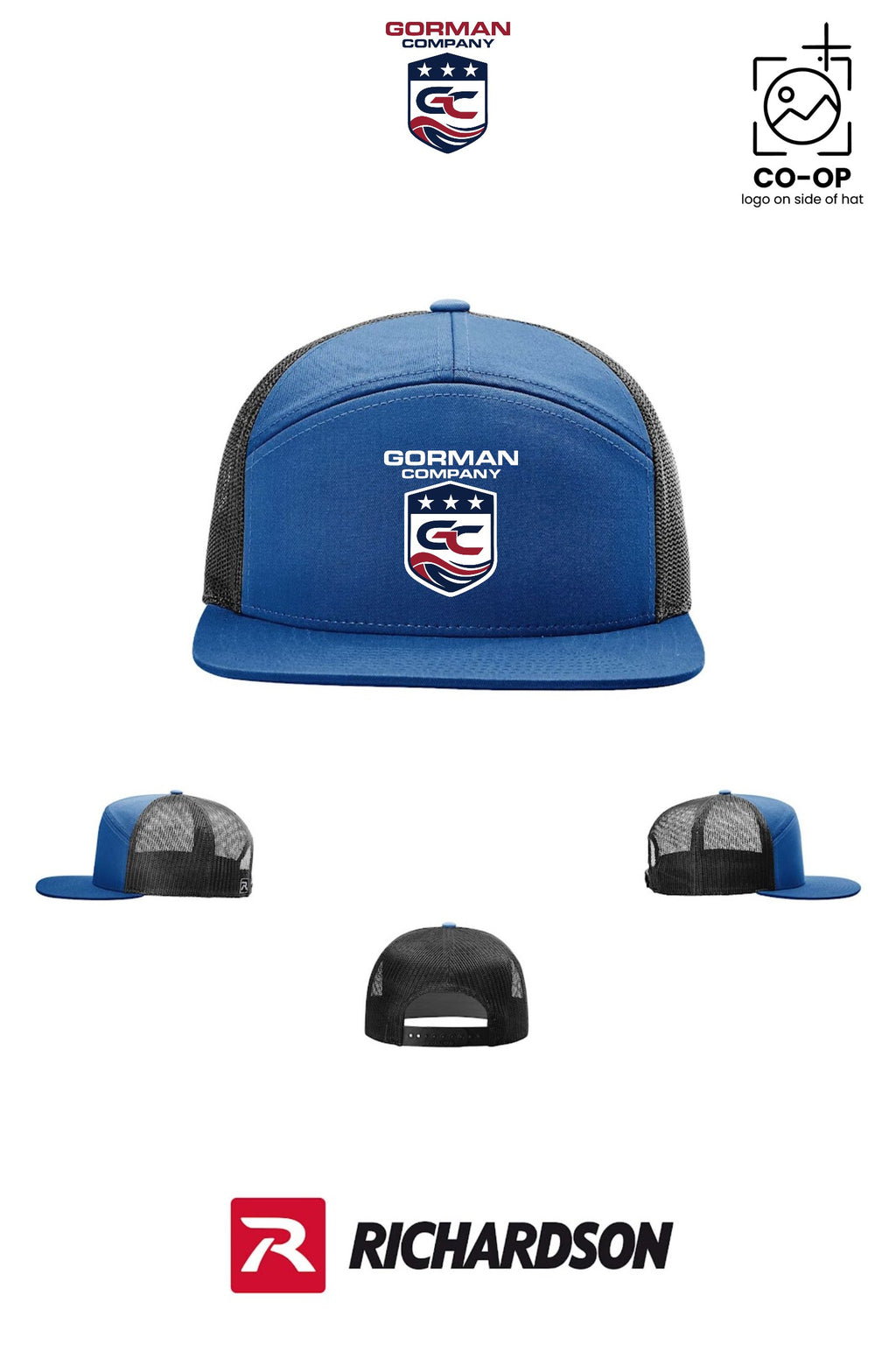 Richardson 168 Seven-Panel Trucker - GORMAN CO - PANAMA CITY