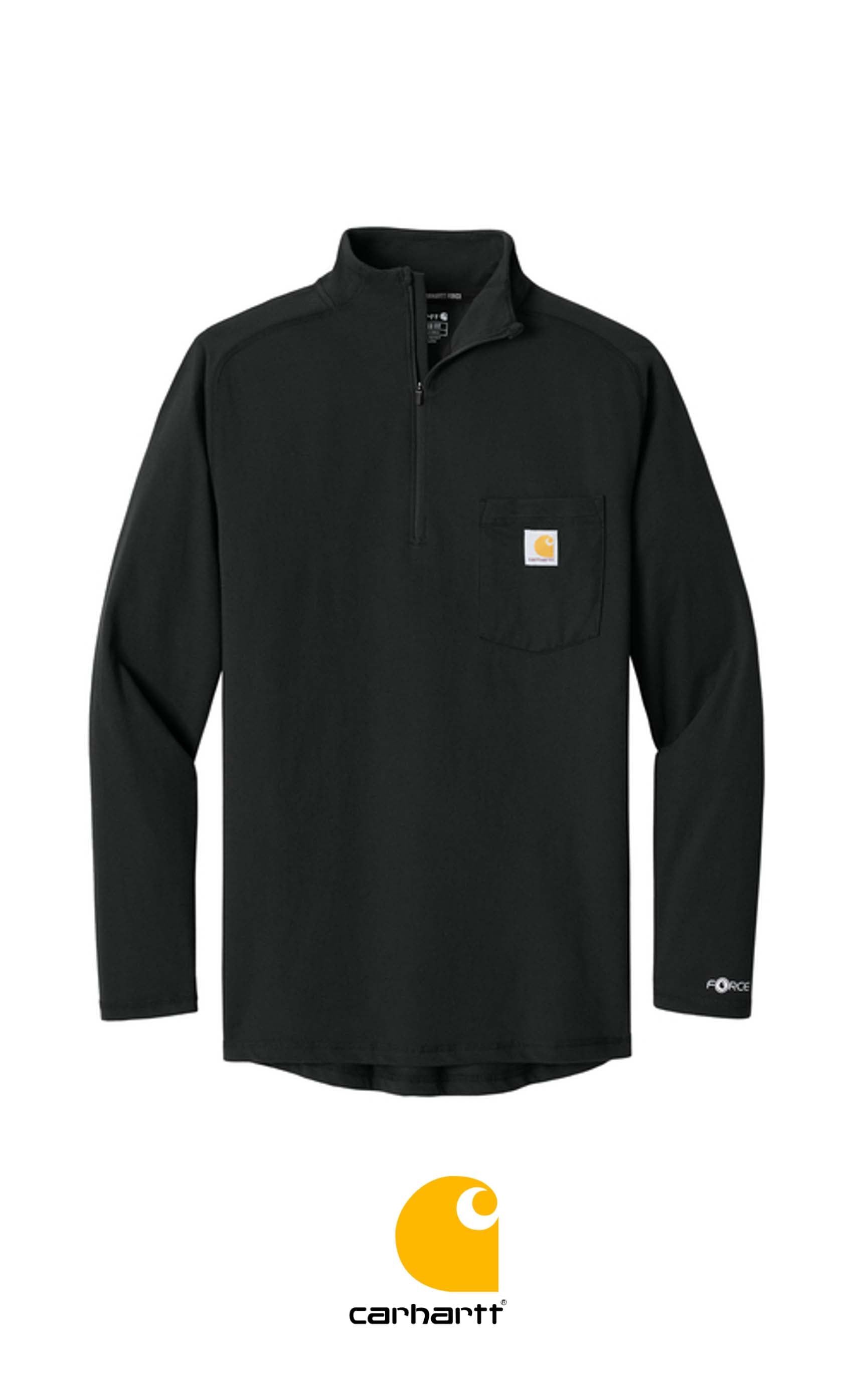 Carhartt Force® 1/4-Zip Long Sleeve T-Shirt
