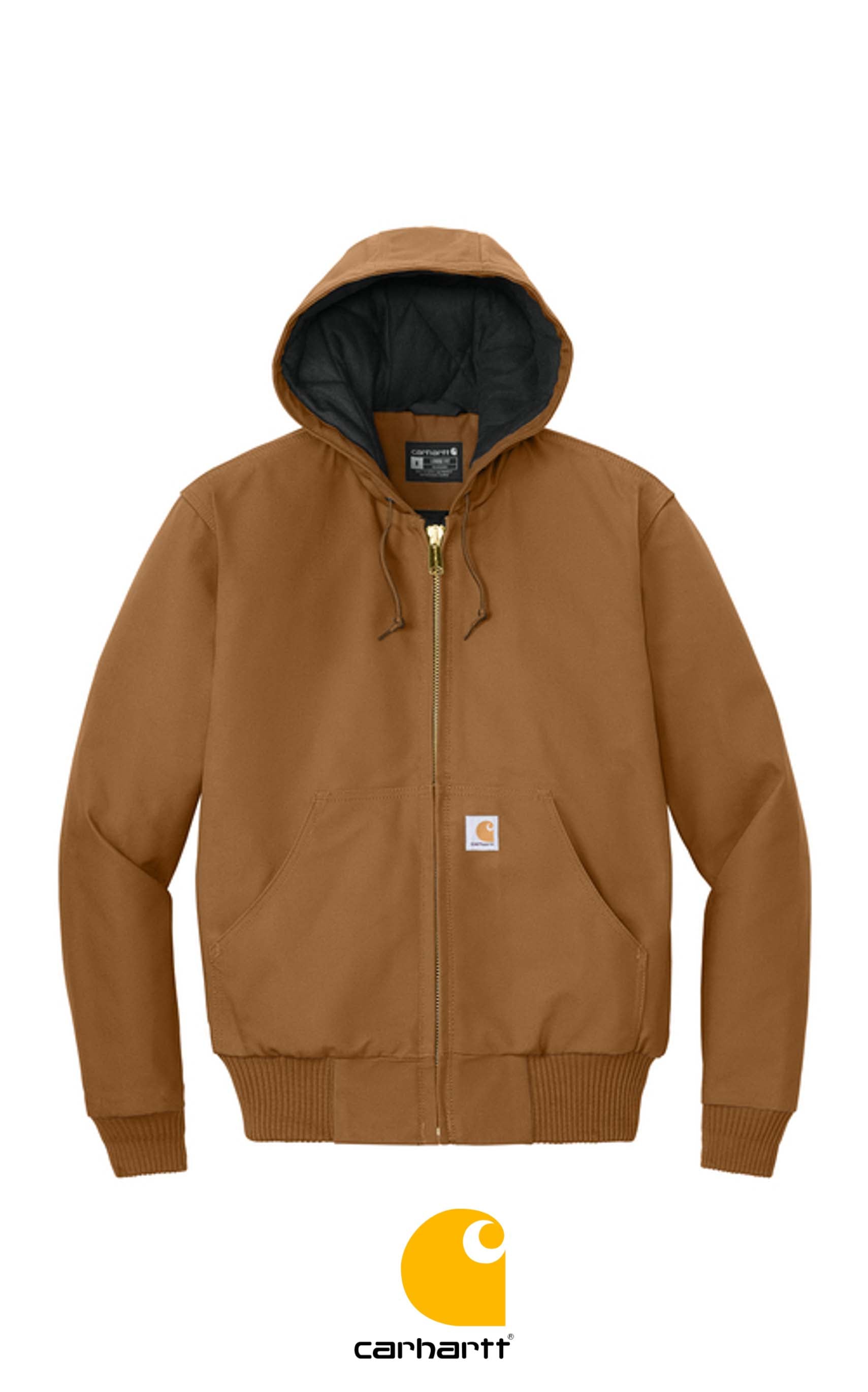 Carhartt® Quilted-Flannel-Lined Duck Active Jac