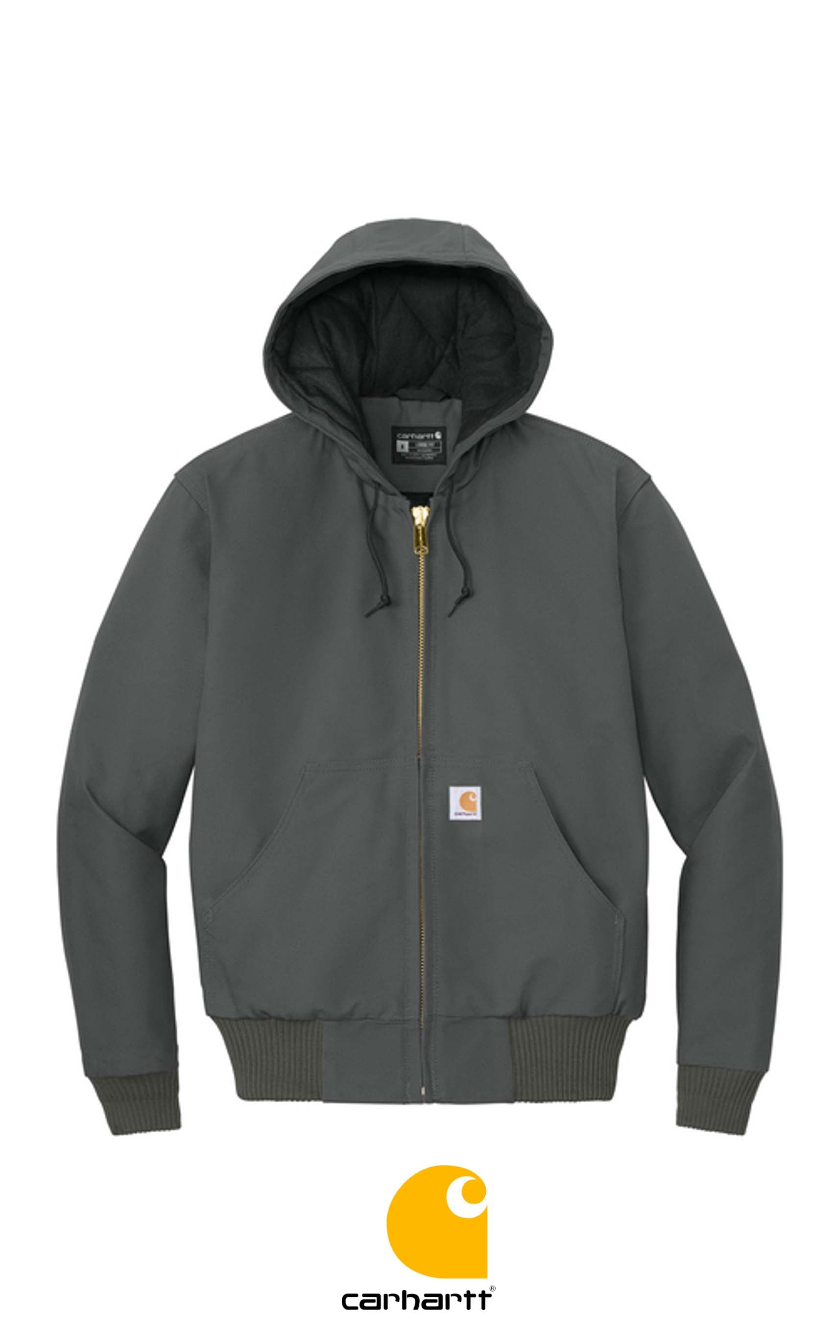 Carhartt® Quilted-Flannel-Lined Duck Active Jac