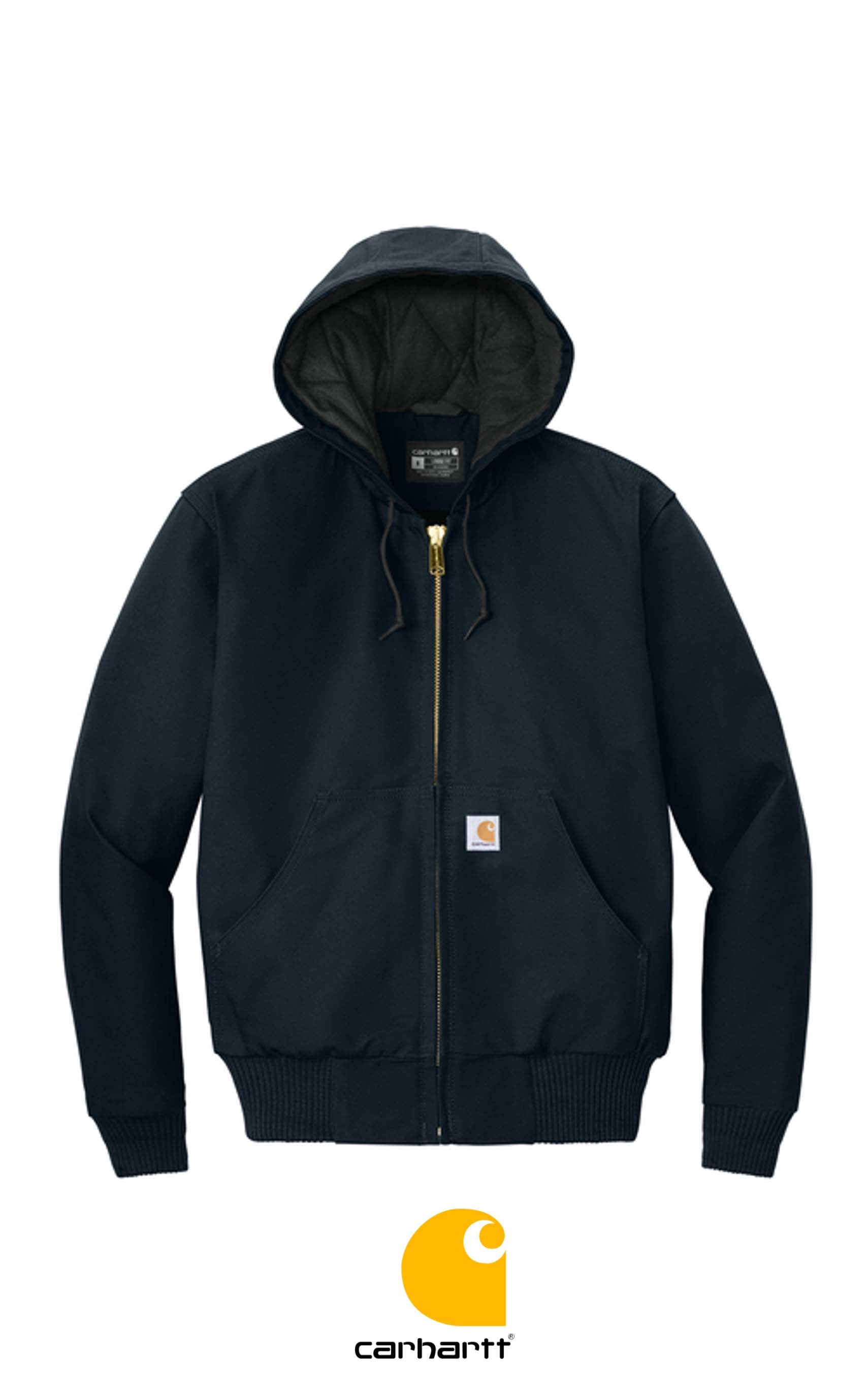 Carhartt® Quilted-Flannel-Lined Duck Active Jac