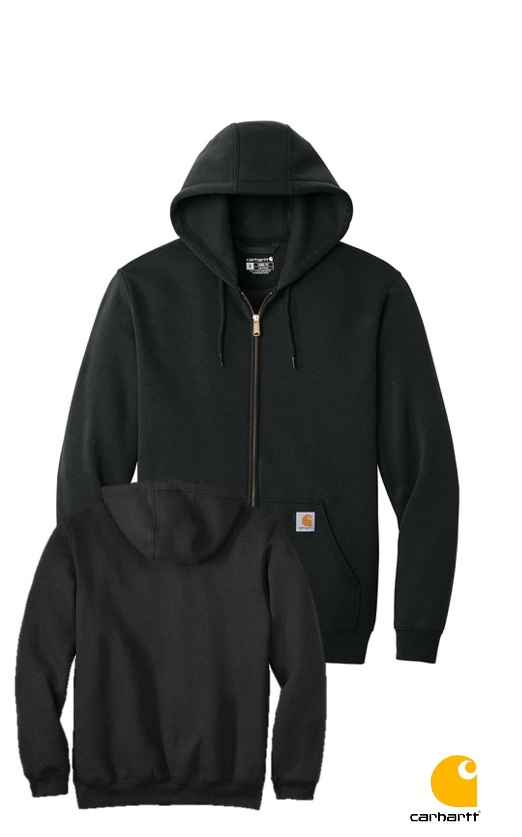Carhartt® Midweight Hooded Zip-Front Sweatshirt